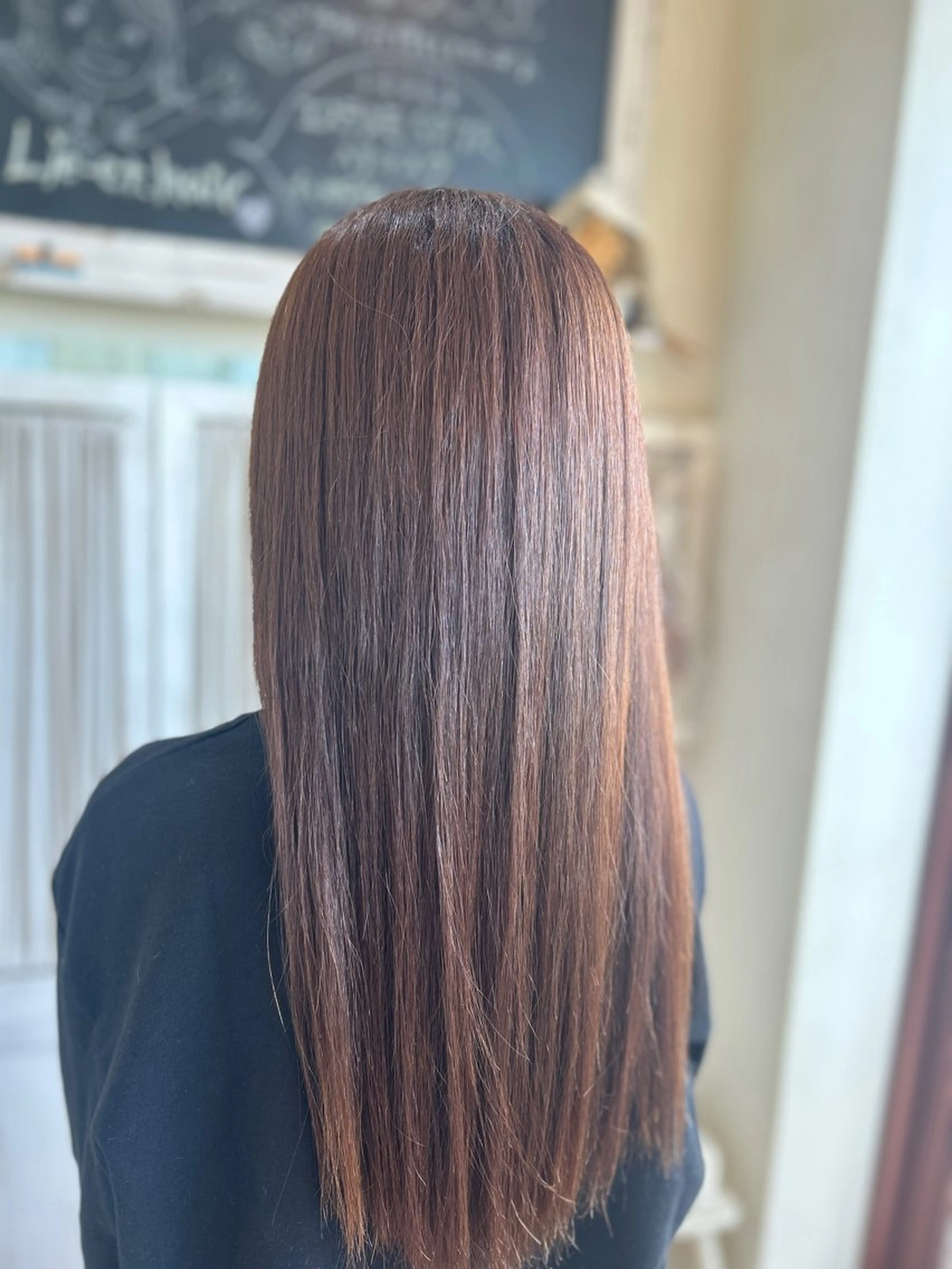 カラー ブラウンカラー ピンクカラー Lie-et.hair(リエットヘア)丁田店所属・原田 絵梨香のヘアスタイル