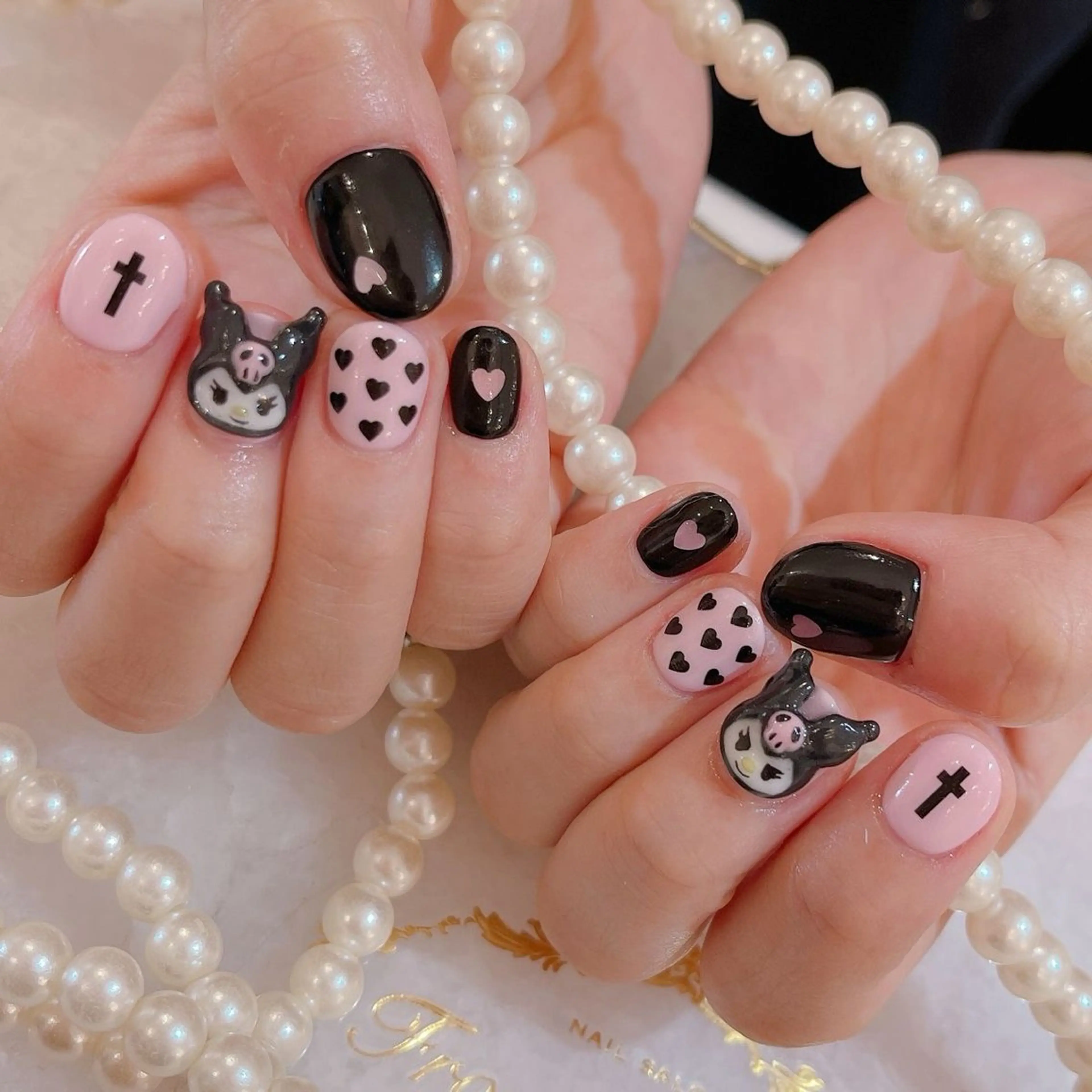 ネイル 長さ出し フレンチネイル グラデーション 卒業式 マグネットネイル MIHANA NAILのネイルデザイン