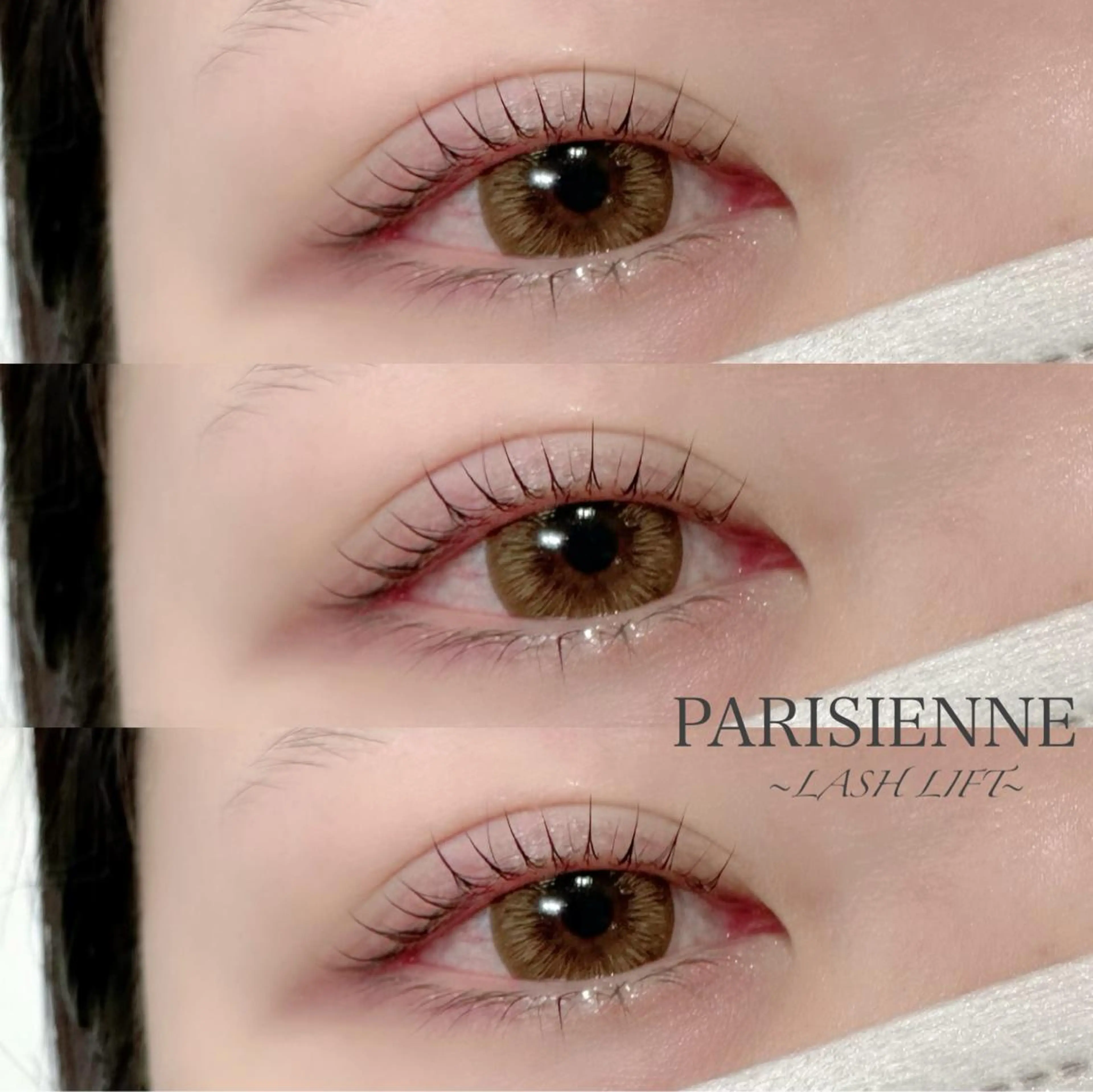 マツエク・マツパ アイブロウ パリジェンヌラッシュリフト マツパ 池袋駅韓国風🇰🇷 束感💗Tomoのマツエク・マツパデザイン