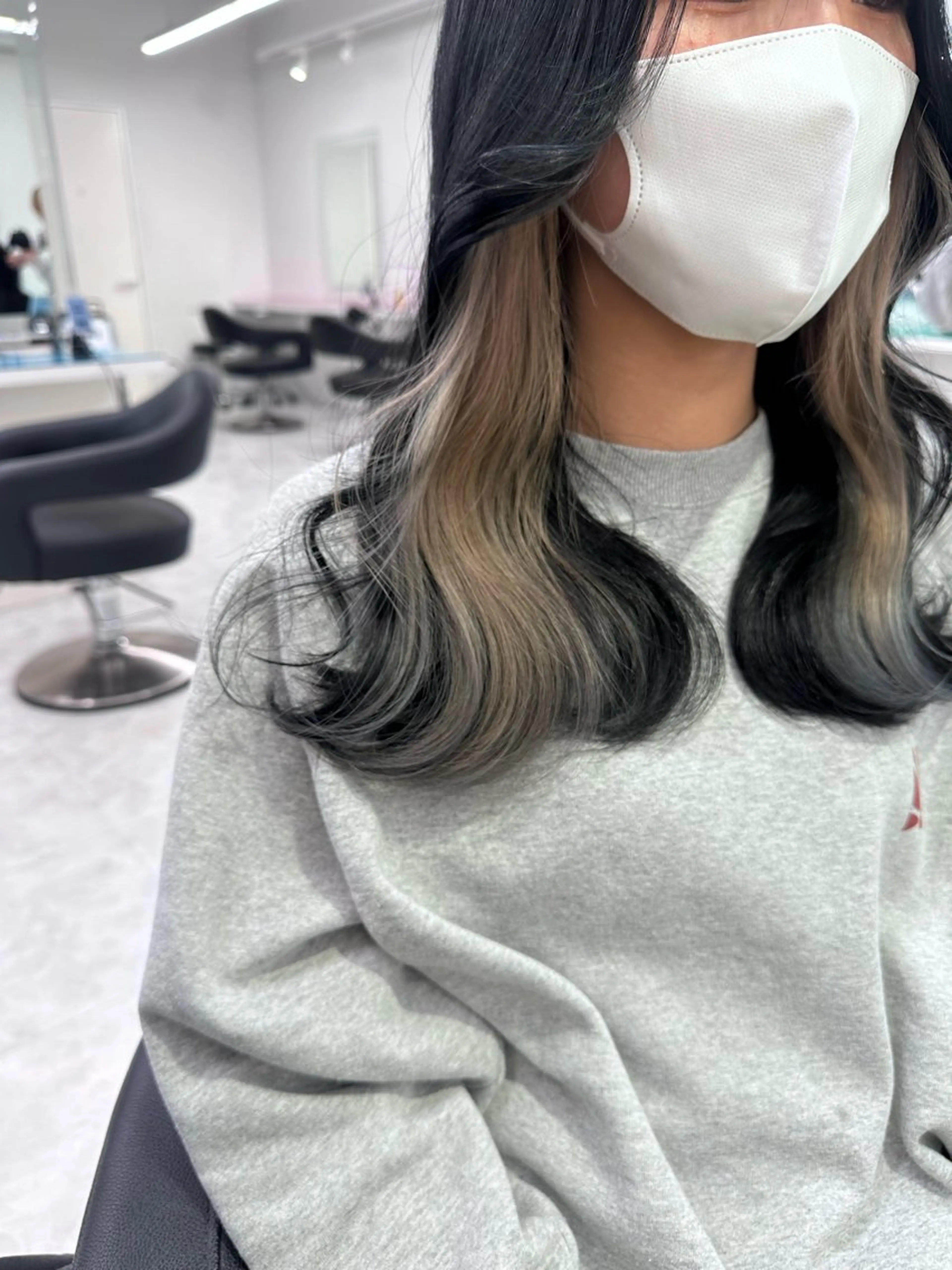 ロング カラー ブリーチ 髪質改善 トリートメント ヘアカラー トリートメント ♡ダブルカラー特化♡ miyuのヘアスタイル