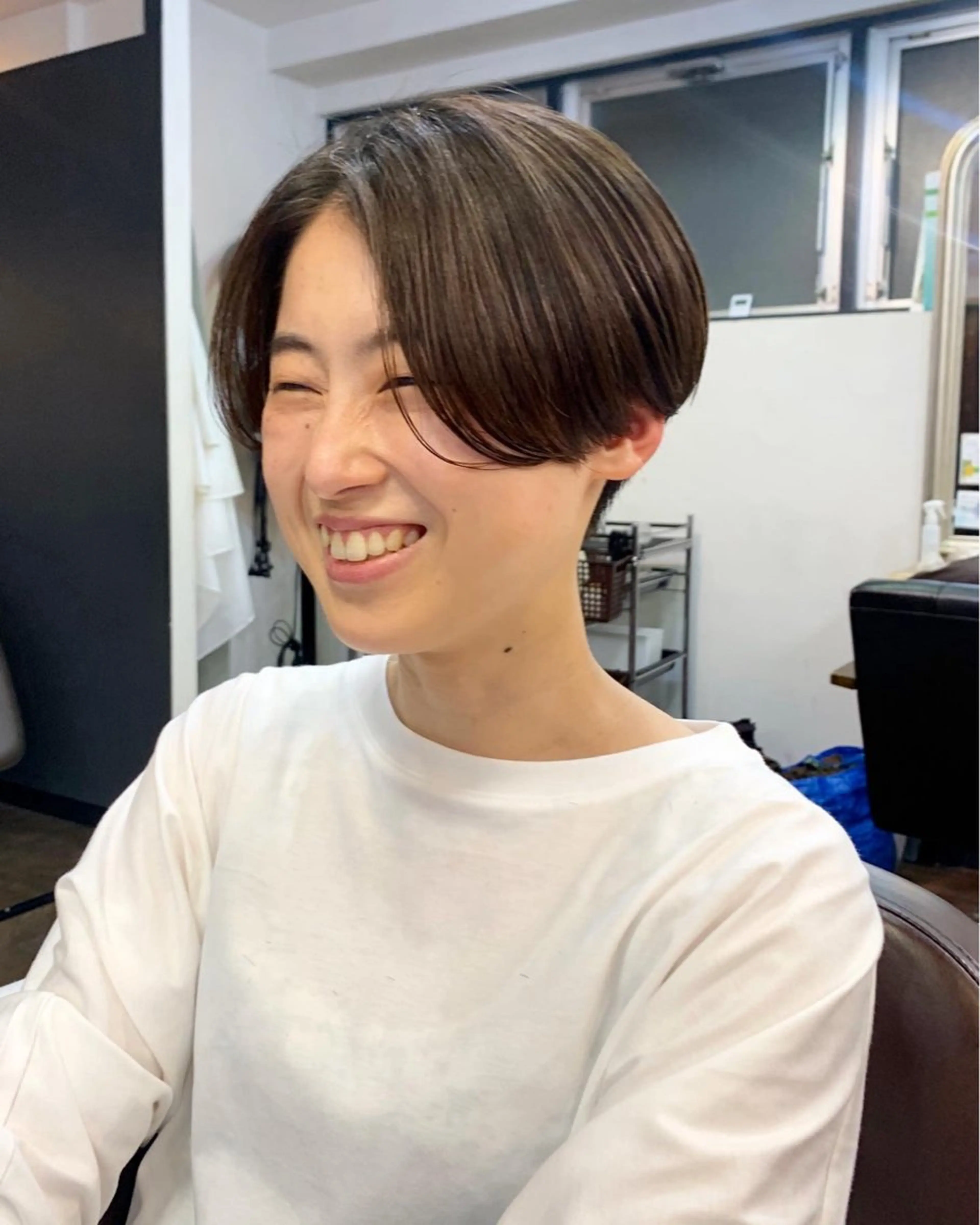 ショート カット 縮毛矯正/ショート/ レイヤー/畑中正敏のヘアスタイル