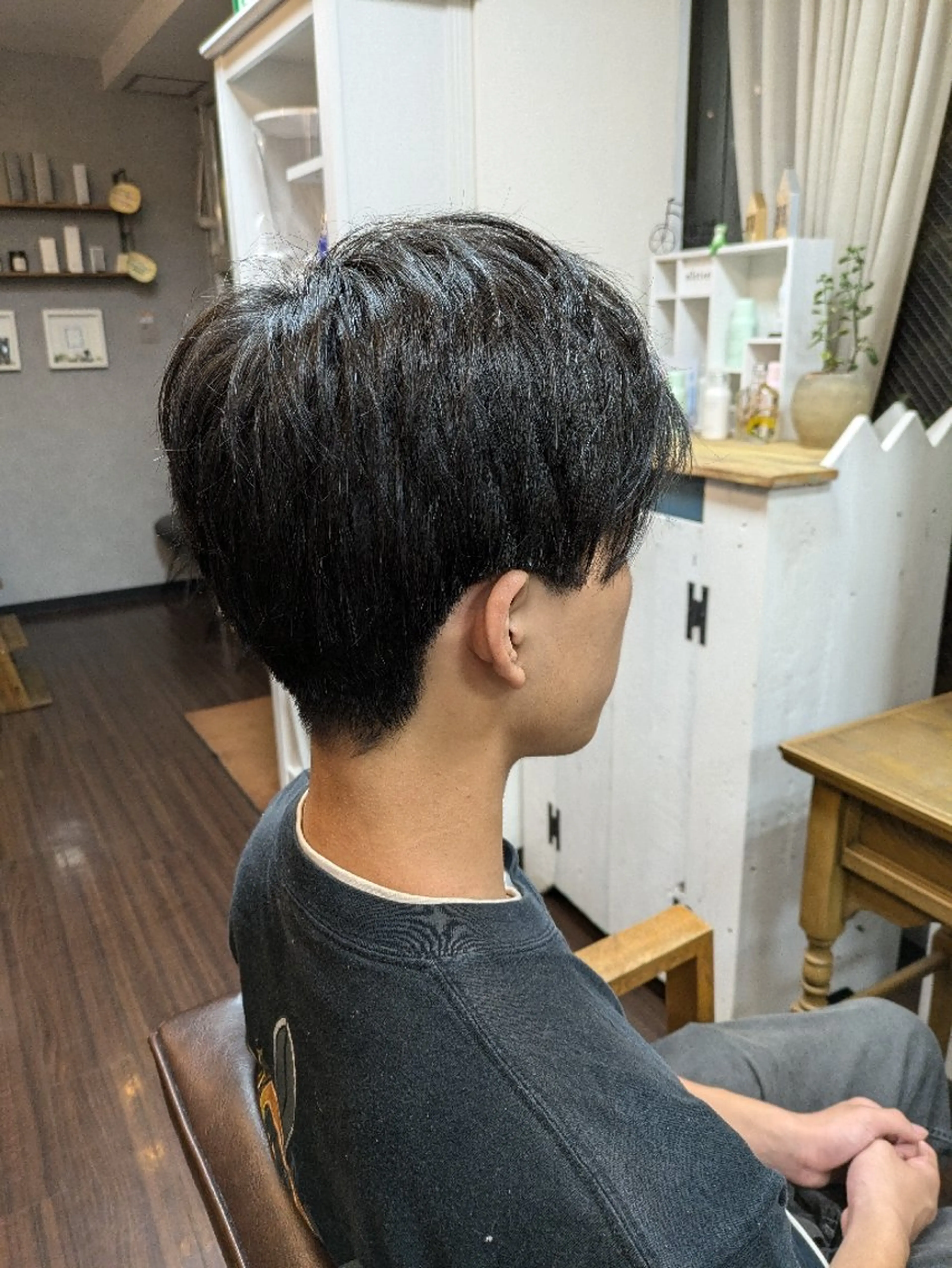 【✨️メンズ限定・モデル募集✨️】カット＋ナチュラルストレート　¥3000の写真