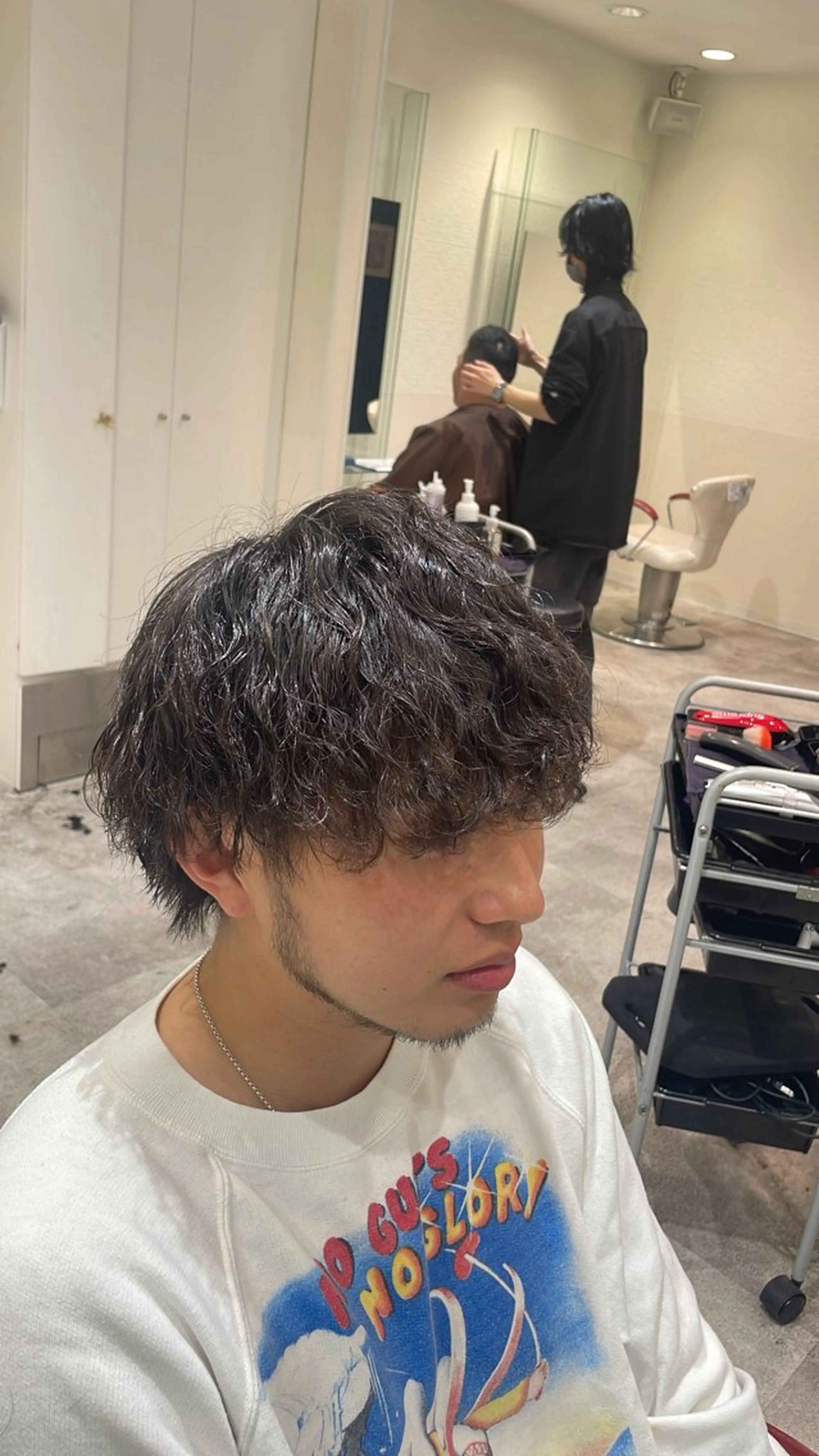 パーマ メンズ 波巻きパーマ カット パーマ メンズカット/パーマ / ryo🐉のヘアスタイル