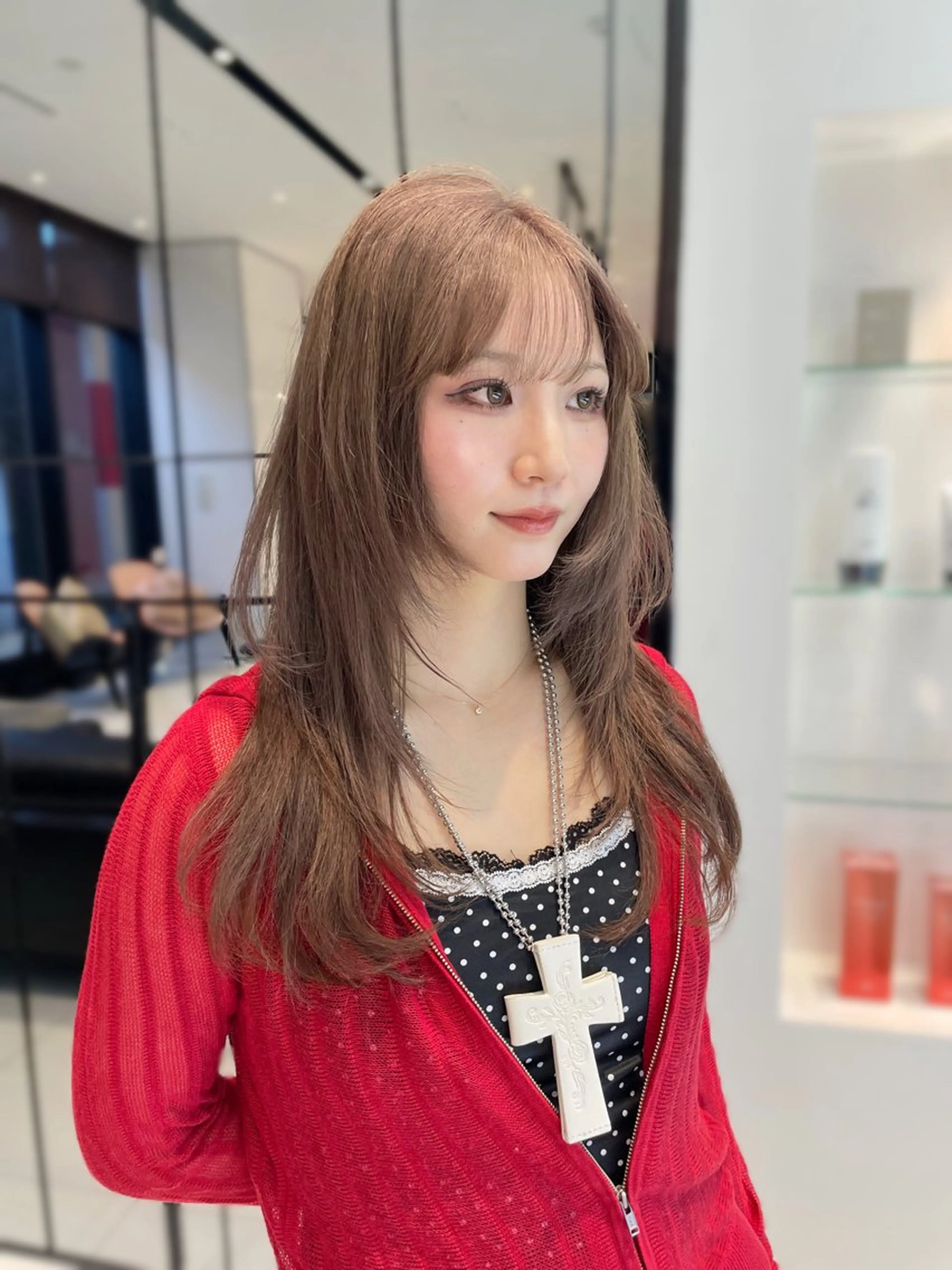 ロング ヘアカラー トリートメント ヘアセット keen 吉祥寺所属・【韓国❤️海外ヘア】 AYAKAのヘアスタイル