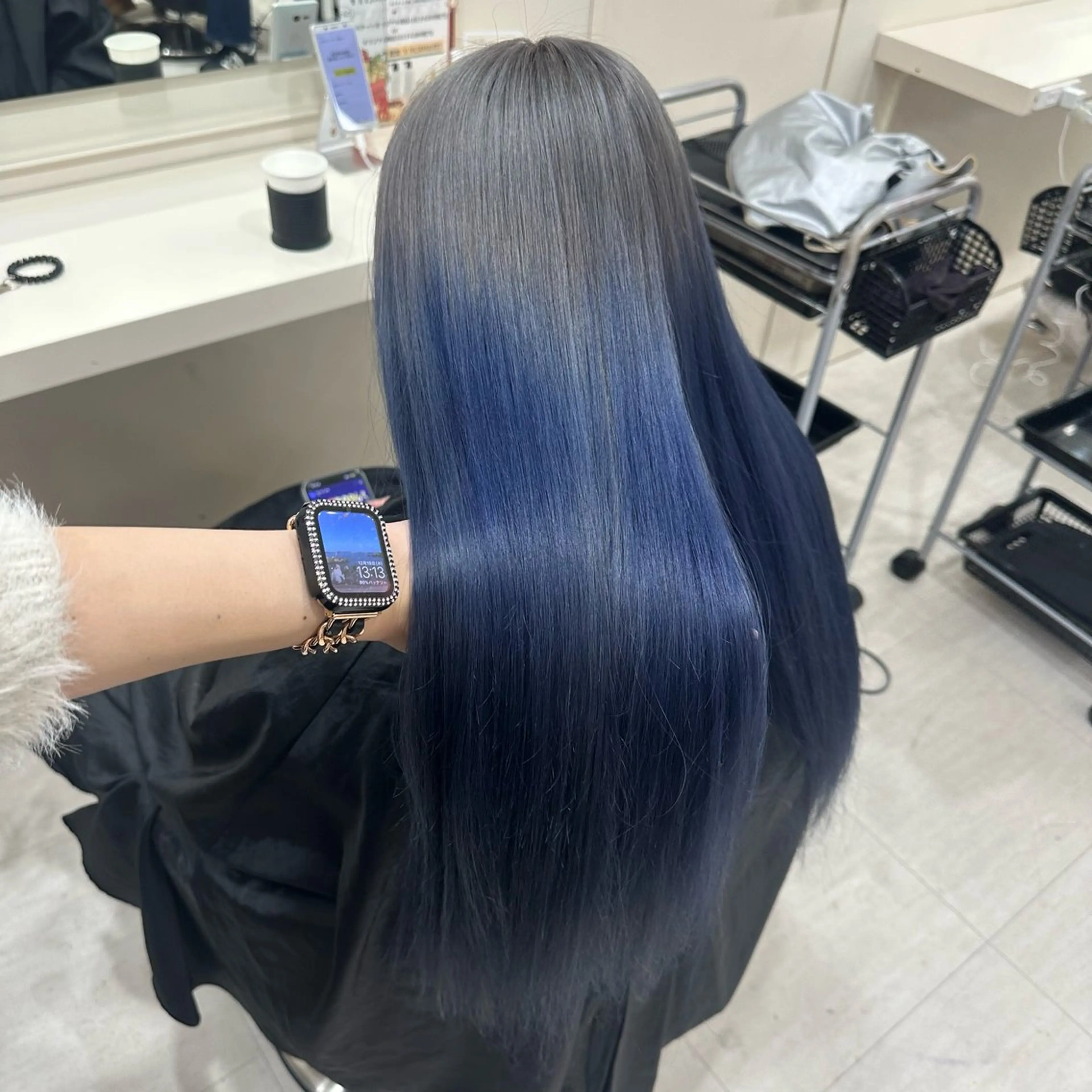 ロング ️🫧 AINE 🫧ハイトーンカラーのヘアスタイル