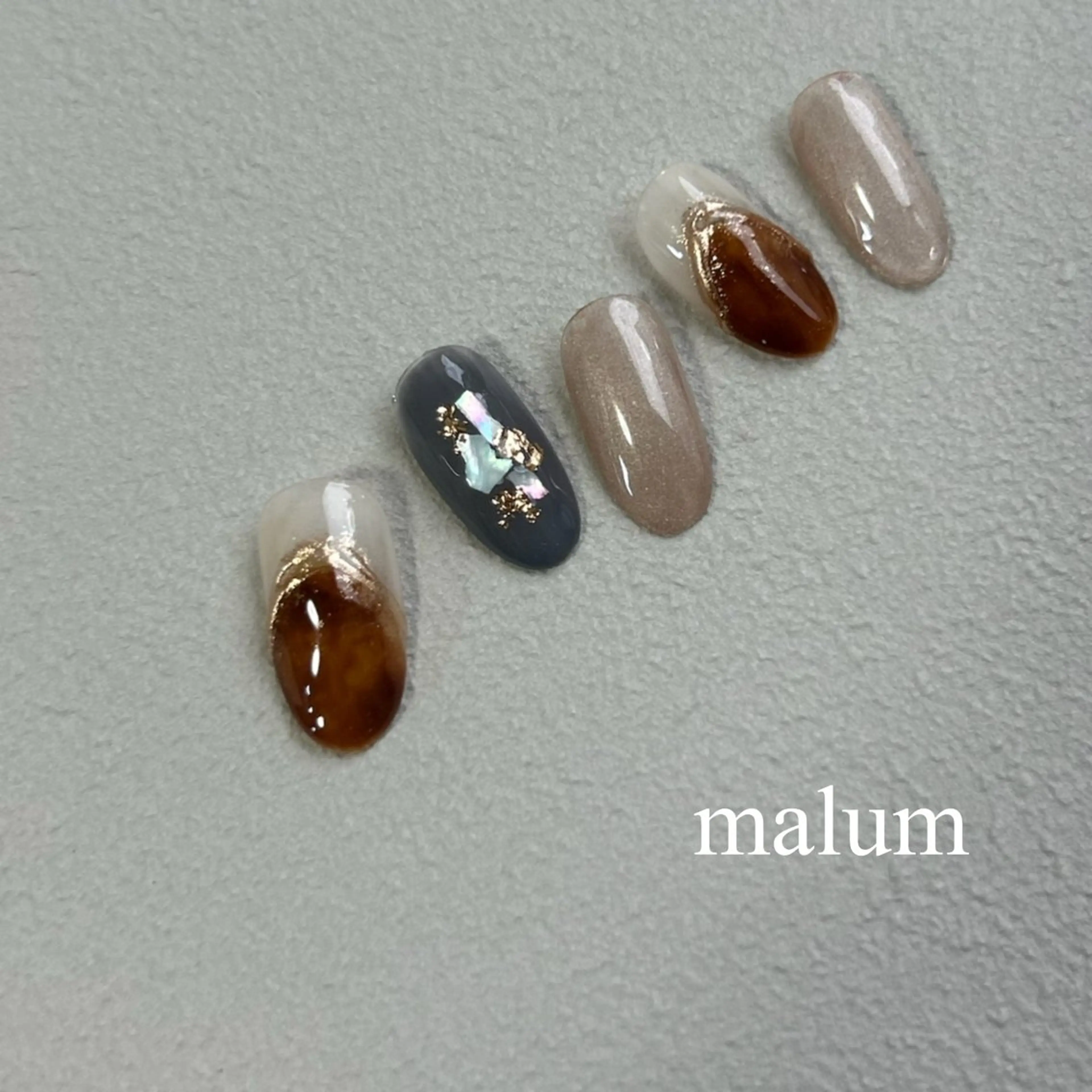 ネイル ハンドネイル malum nailのネイルデザイン