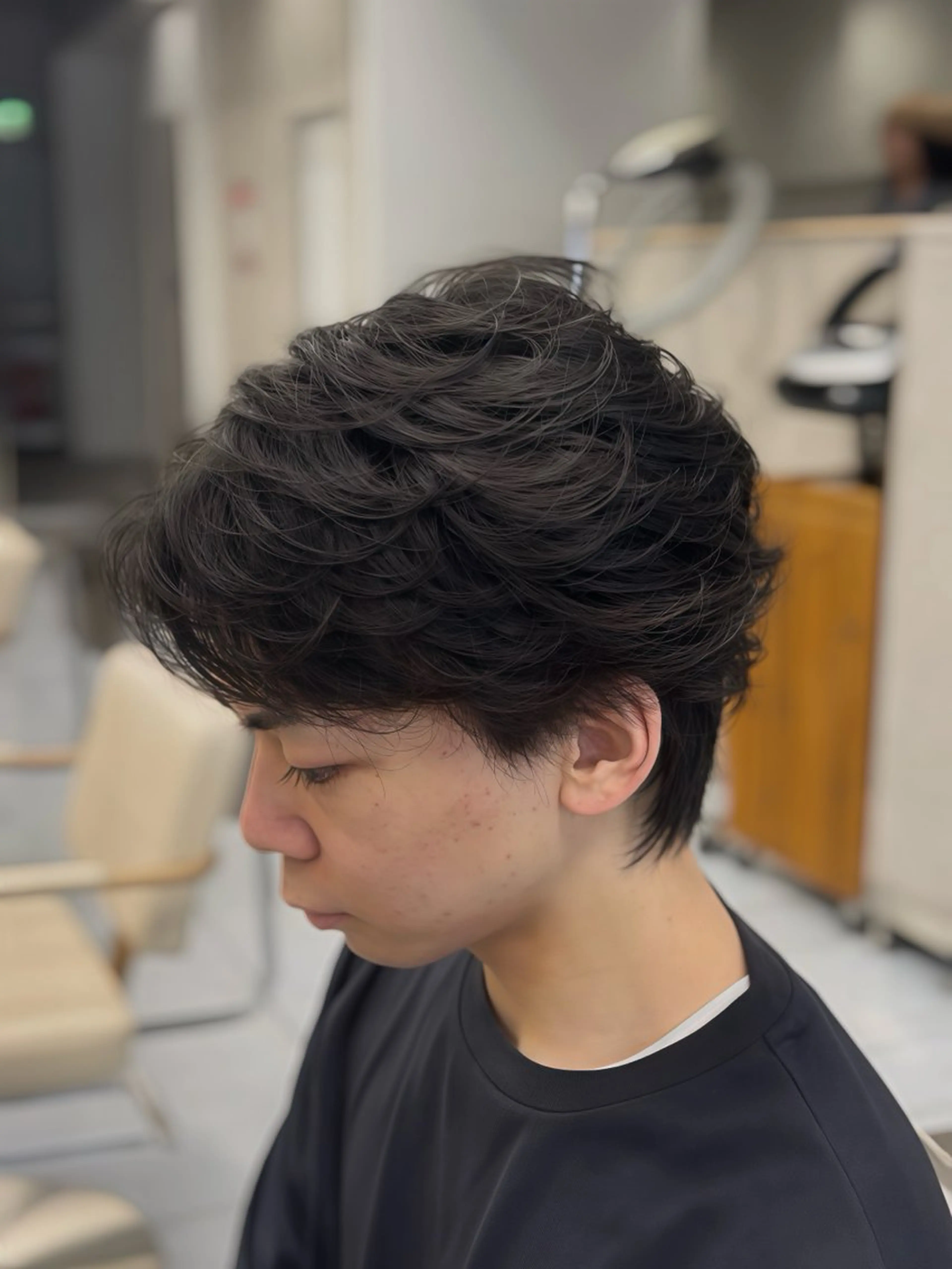 ショート パーマ メンズ メンズパーマ くせ毛 ニュアンスパーマ カット パーマ トリートメント 🔮メンズ縮毛矯正 毛流れパーマ💎竹永のヘアスタイル