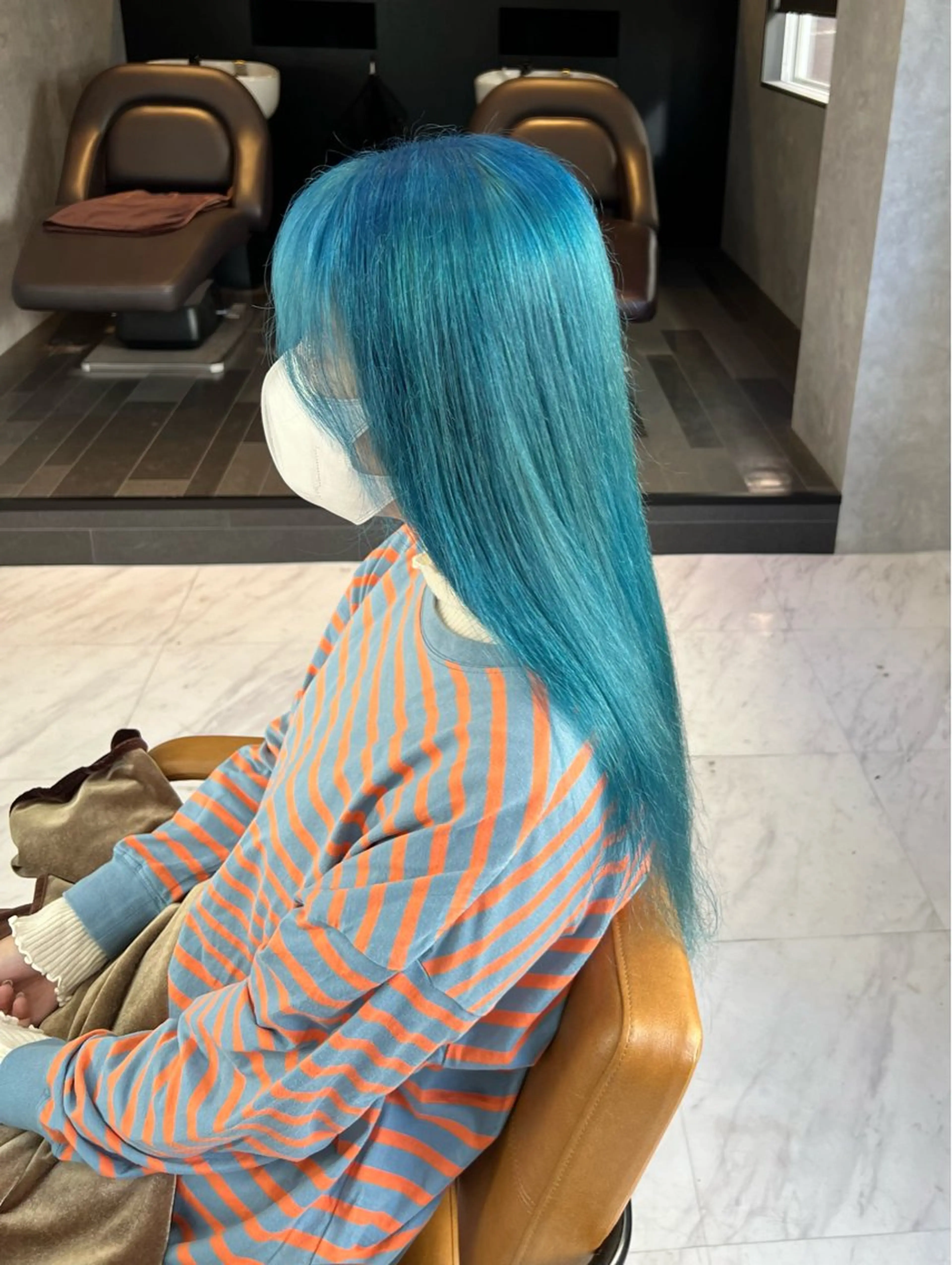 ロング カラー ハイトーン✨最新髪質 改善👩ryuyaのヘアスタイル