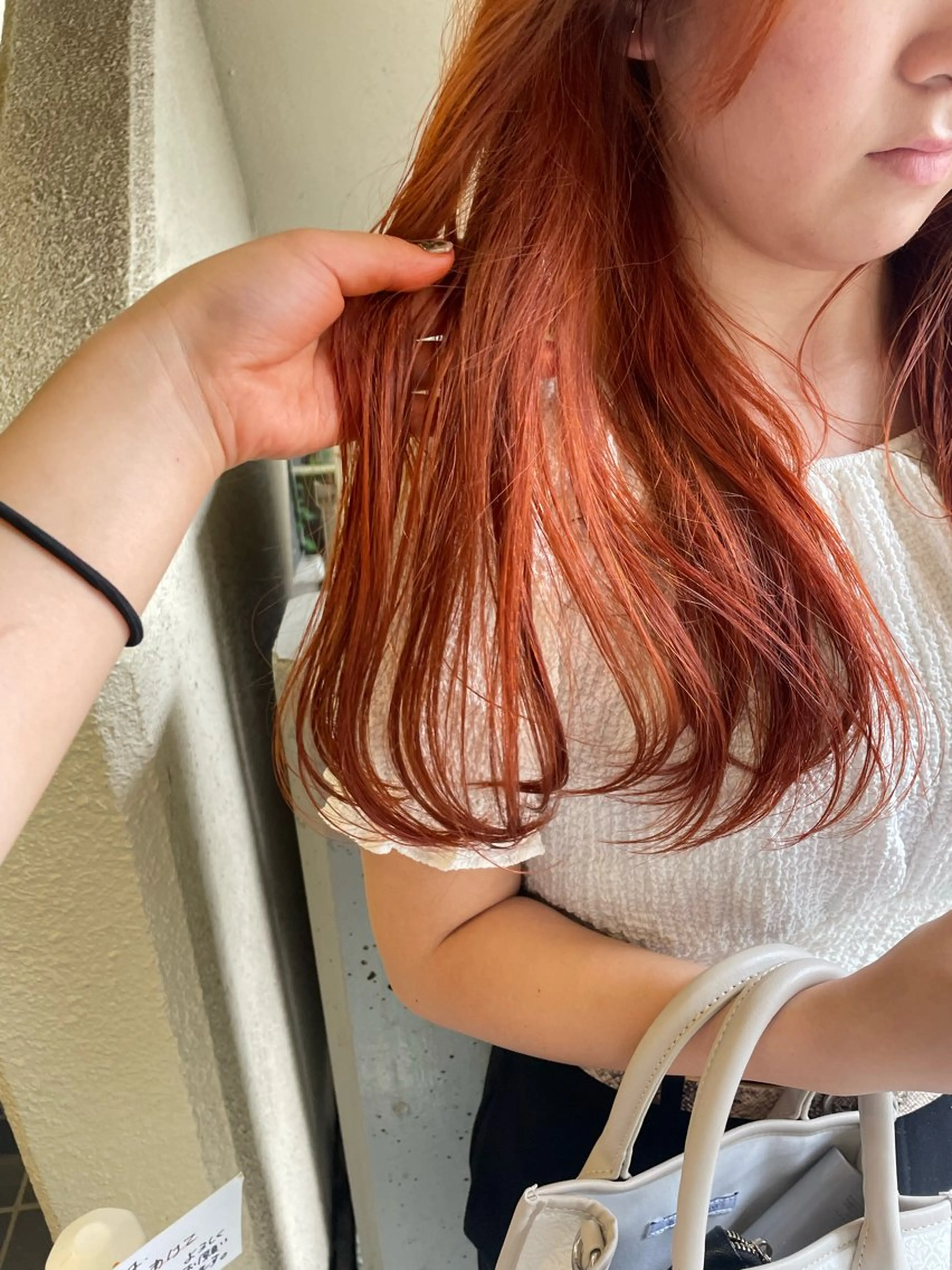 ロング カラー mei｜顔まわり ×透明感カラーのヘアスタイル