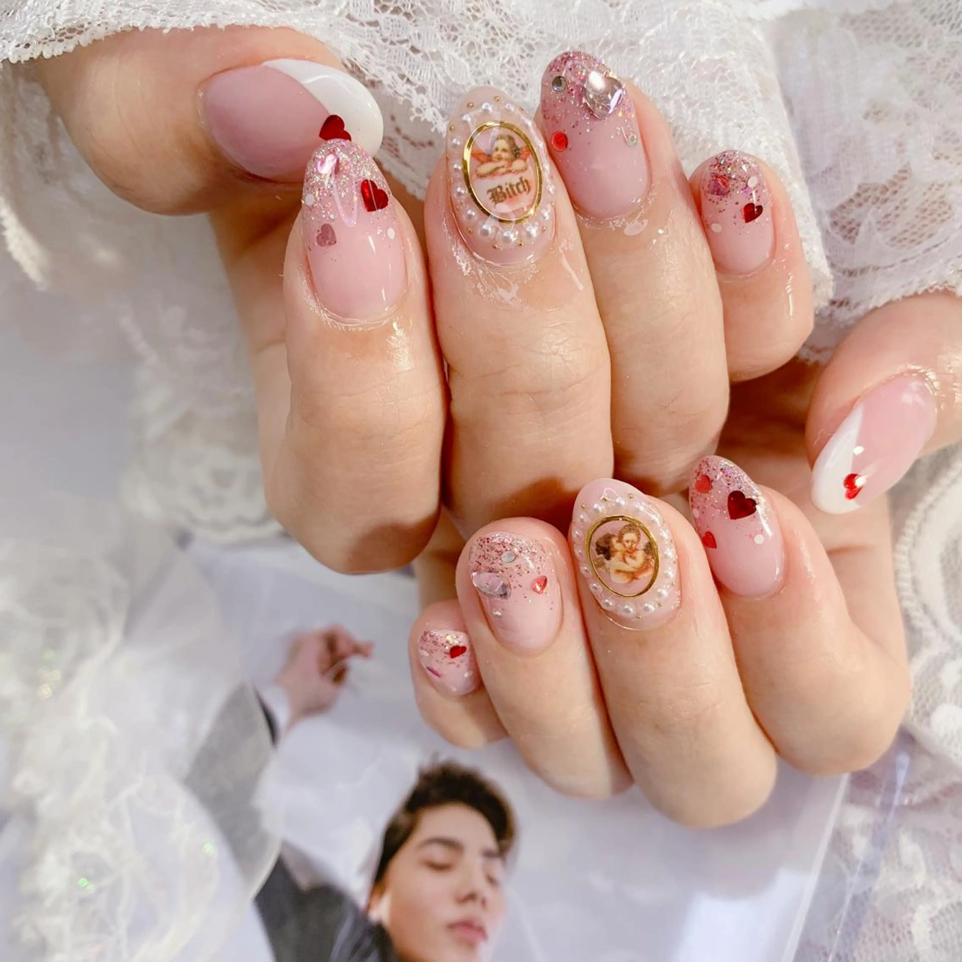 ネイル ハンドネイル La neige* yuki 🥯🍑のネイルデザイン