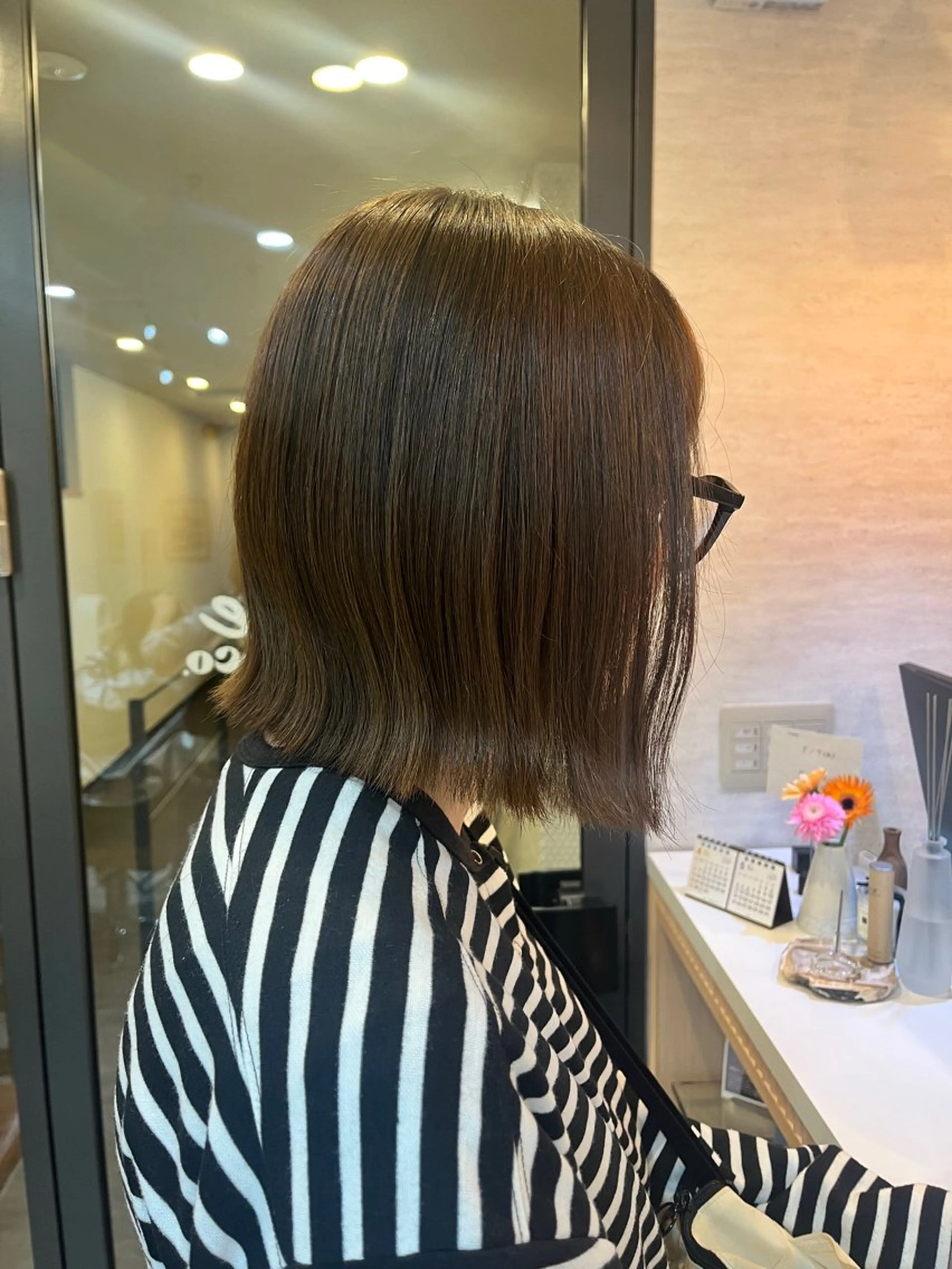 ショート レイヤー/暖色/ 髪質改善/永礼芳果のヘアスタイル