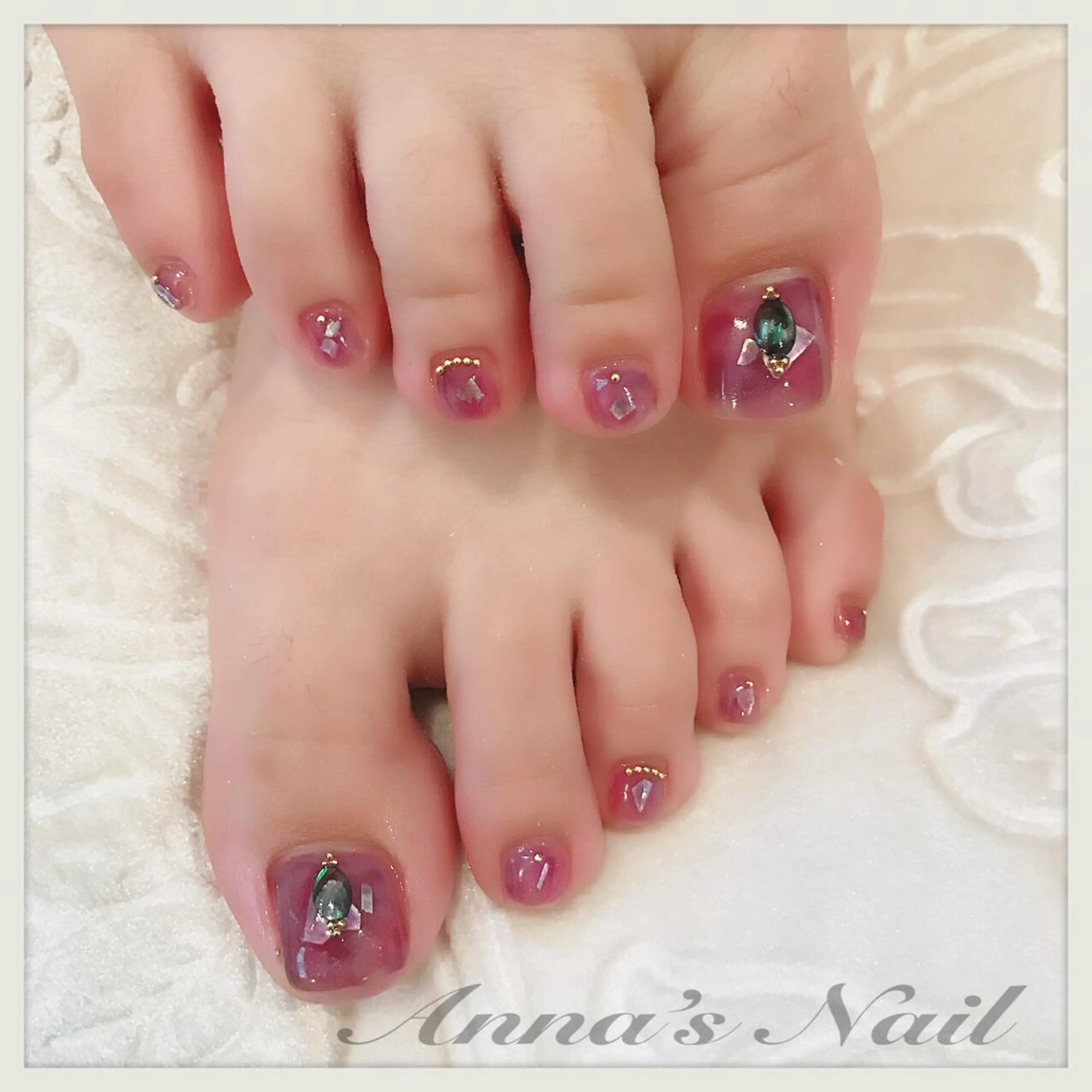 ネイル ニュアンスネイル Anna’s Nail所属・清口 杏奈のネイルデザイン