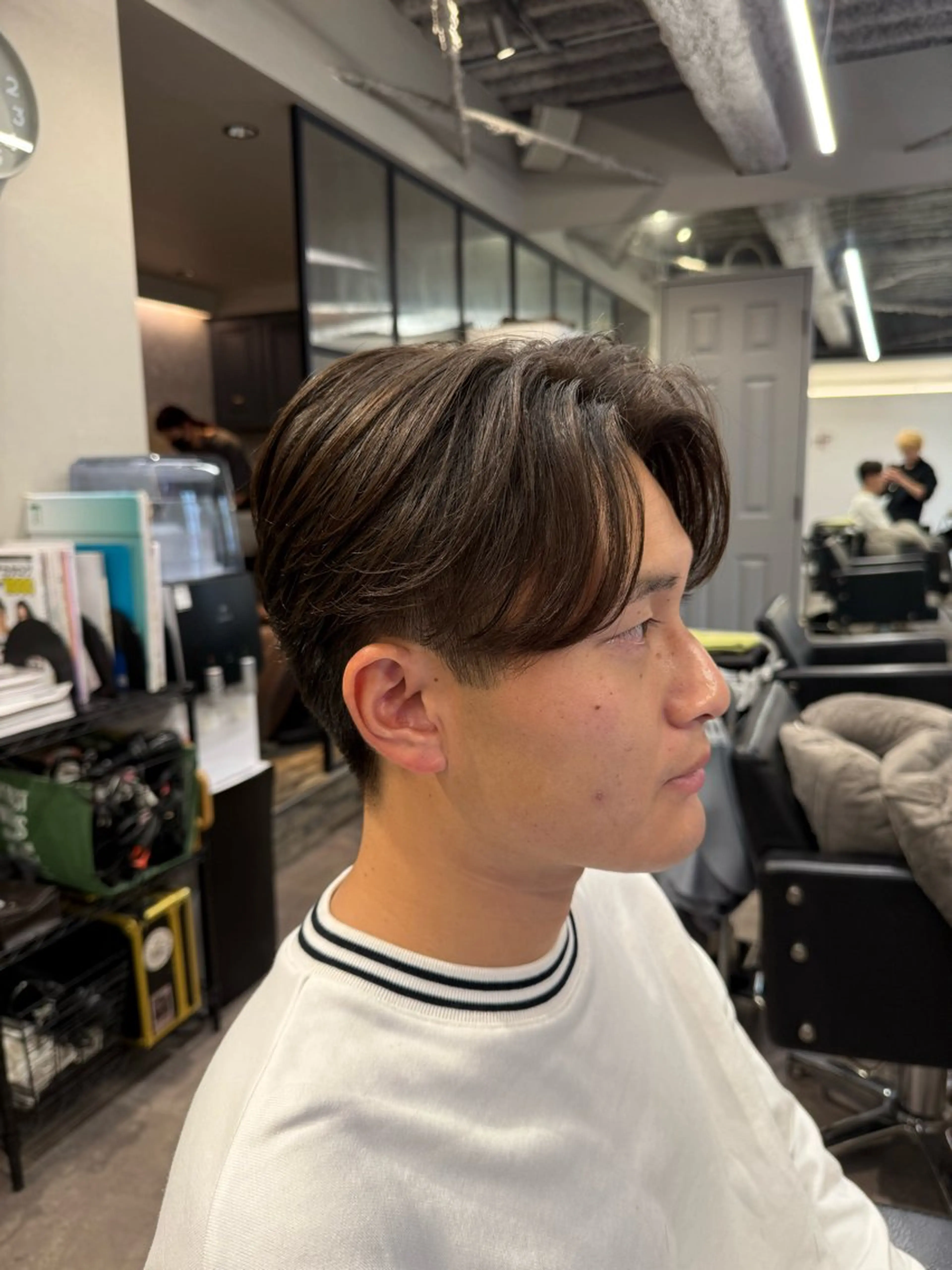 ショート パーマ メンズ カット パーマ 髙橋 翔一のヘアスタイル
