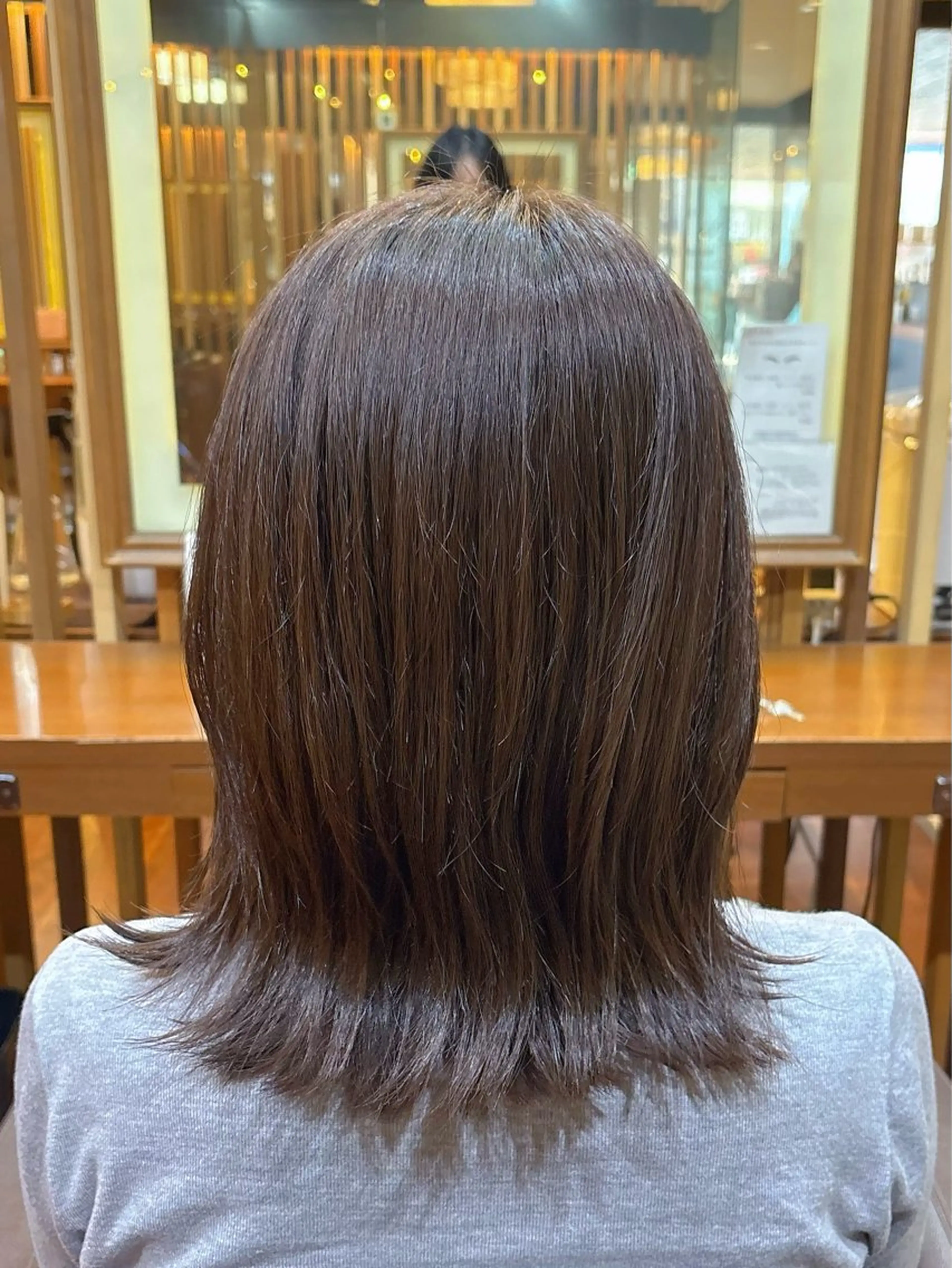 ミディアム カラー カット ヘアカラー トリートメント オーガニックカラー/ 髪質改善/暗髪/ボブのその他イメージ