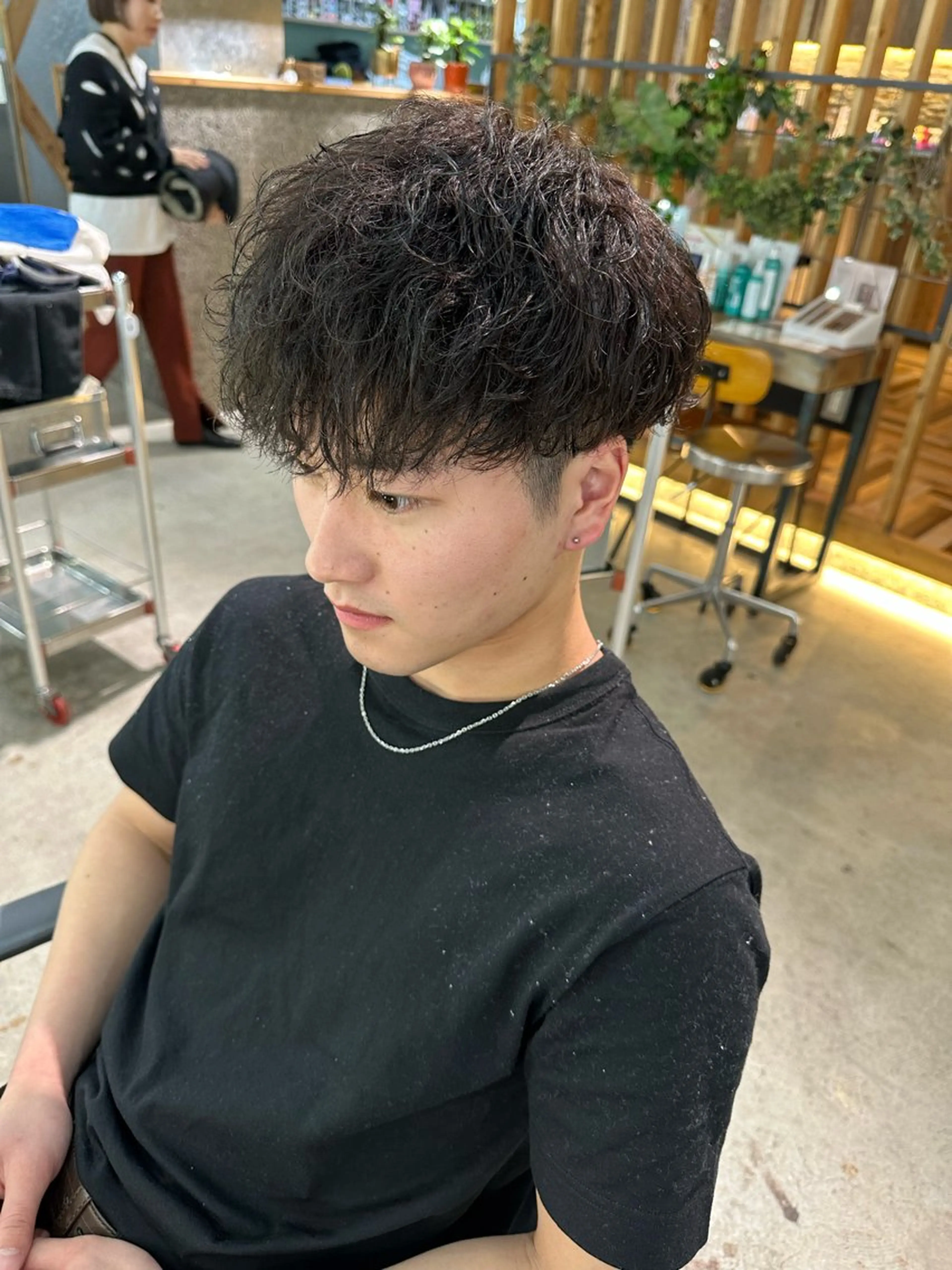 メンズ メンズパーマ 溜 一太のヘアスタイル