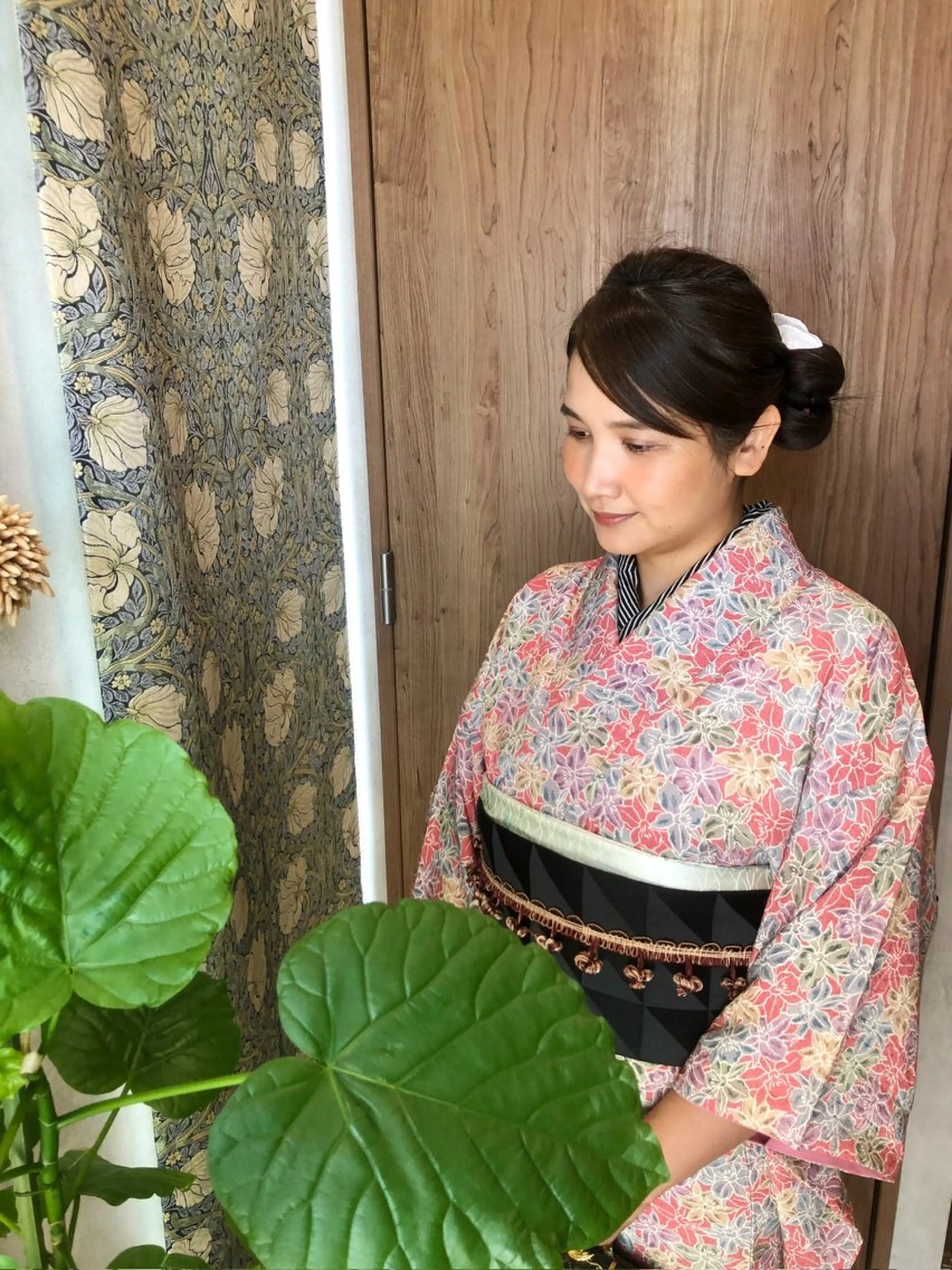 ヘアアレンジ 着物ヘア 野咲き 美容室のマツエク・マツパデザイン