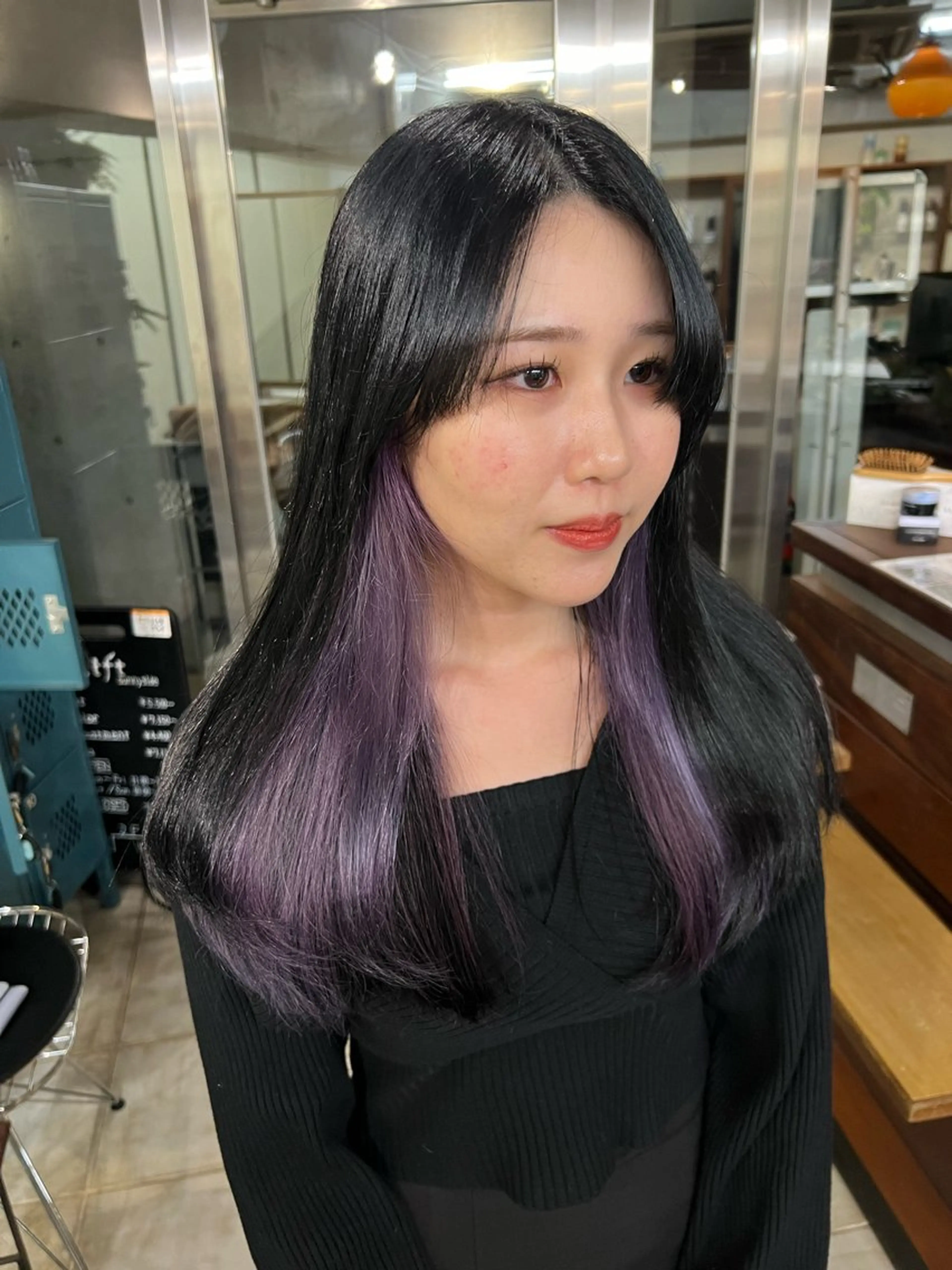 ロング 土田かほ/本日🈳 透明感カラー🍃のヘアスタイル