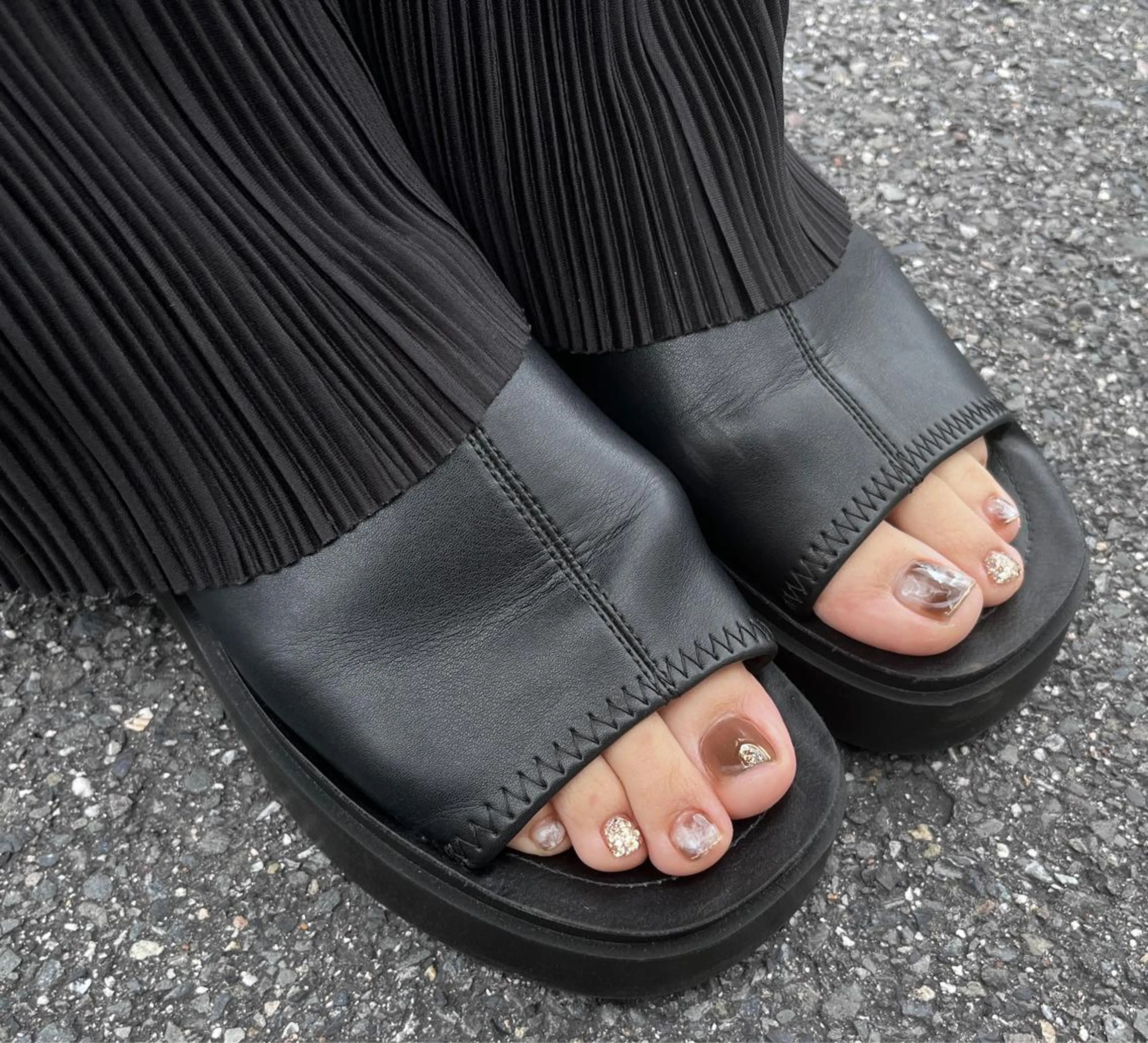 🥑フットネイルやり放題🥑 (事前にお写真見せていただき可能なアートのみ)の写真