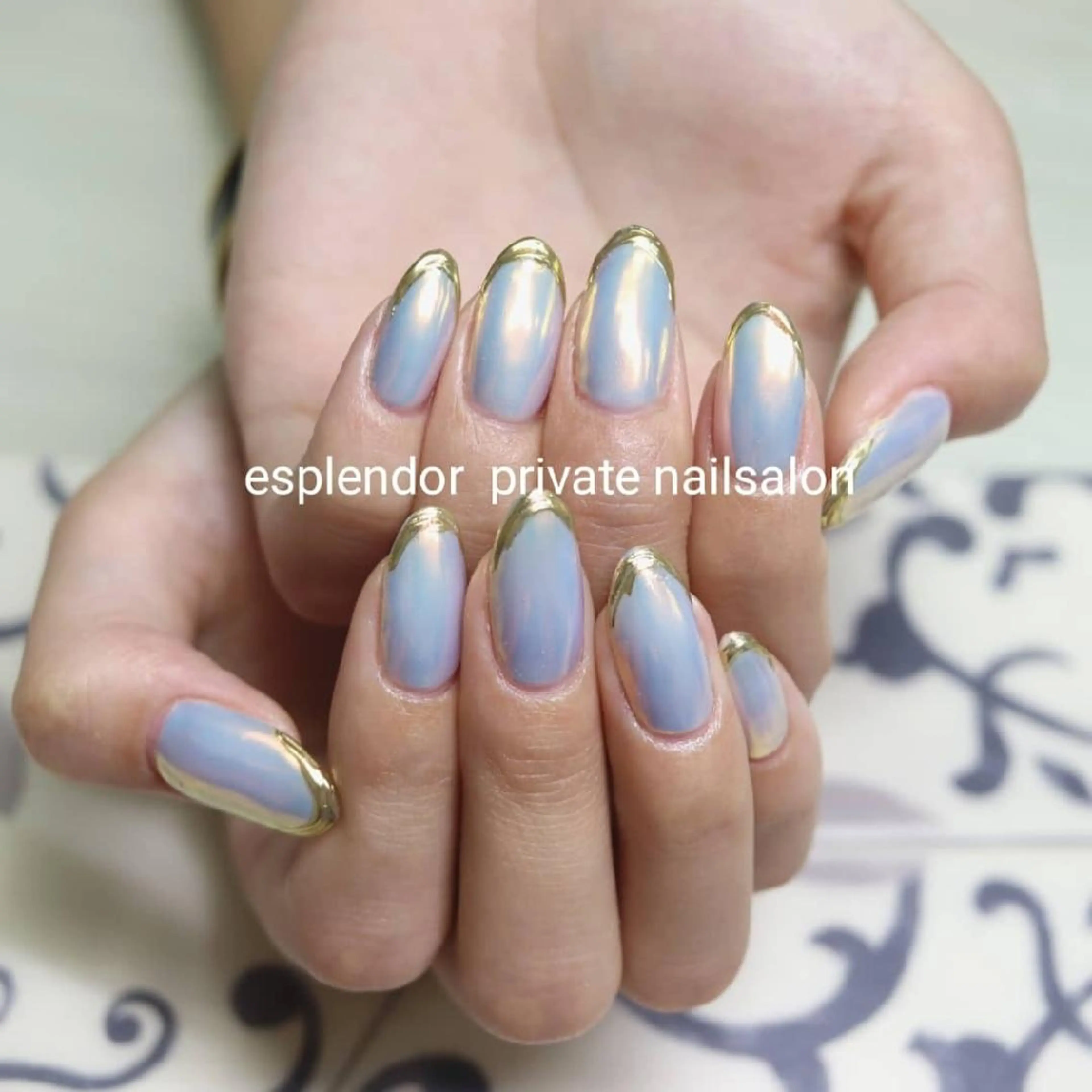 ネイル オーロラネイル フットネイル おそろいネイル esplendor  エスプレンドル所属・esplendor  エスプレンドルのネイルデザイン
