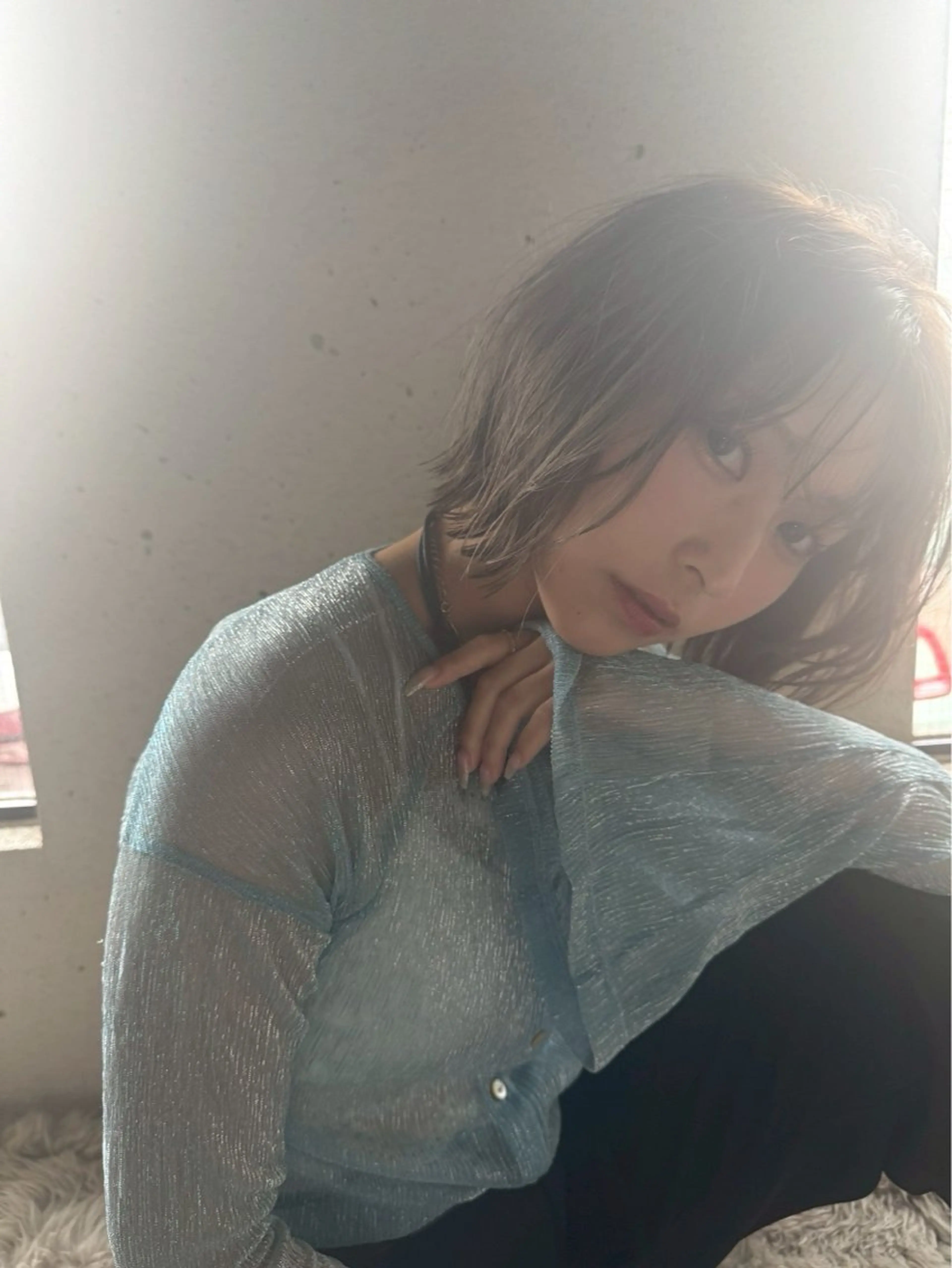 ショート 透明感ダブルカラー/ 諸岡ひばりのヘアスタイル