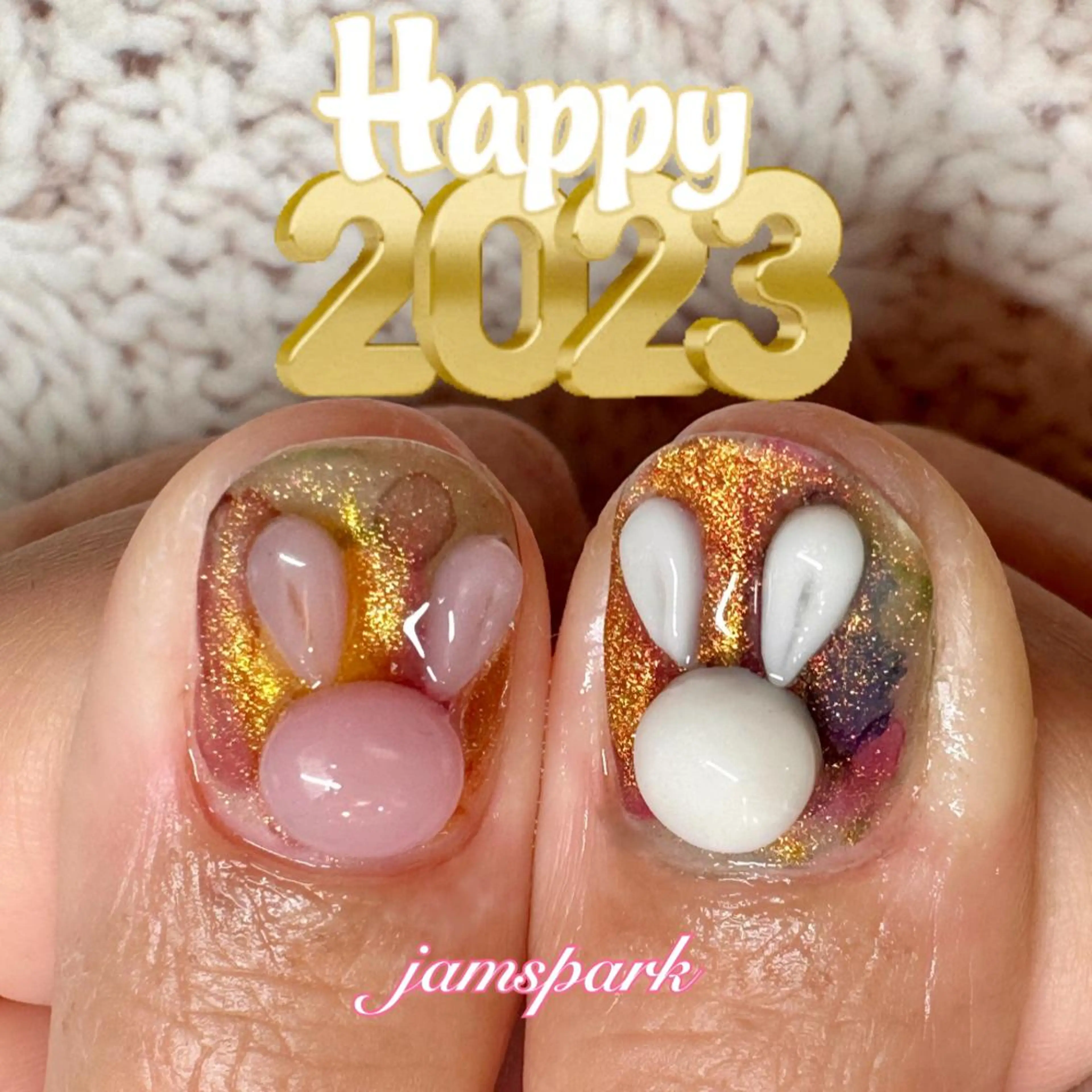 ネイル 成人式 ジェルネイル キラキラネイル マグネットネイル ニュアンスネイル ハンドネイル jamspark ✨のネイルデザイン