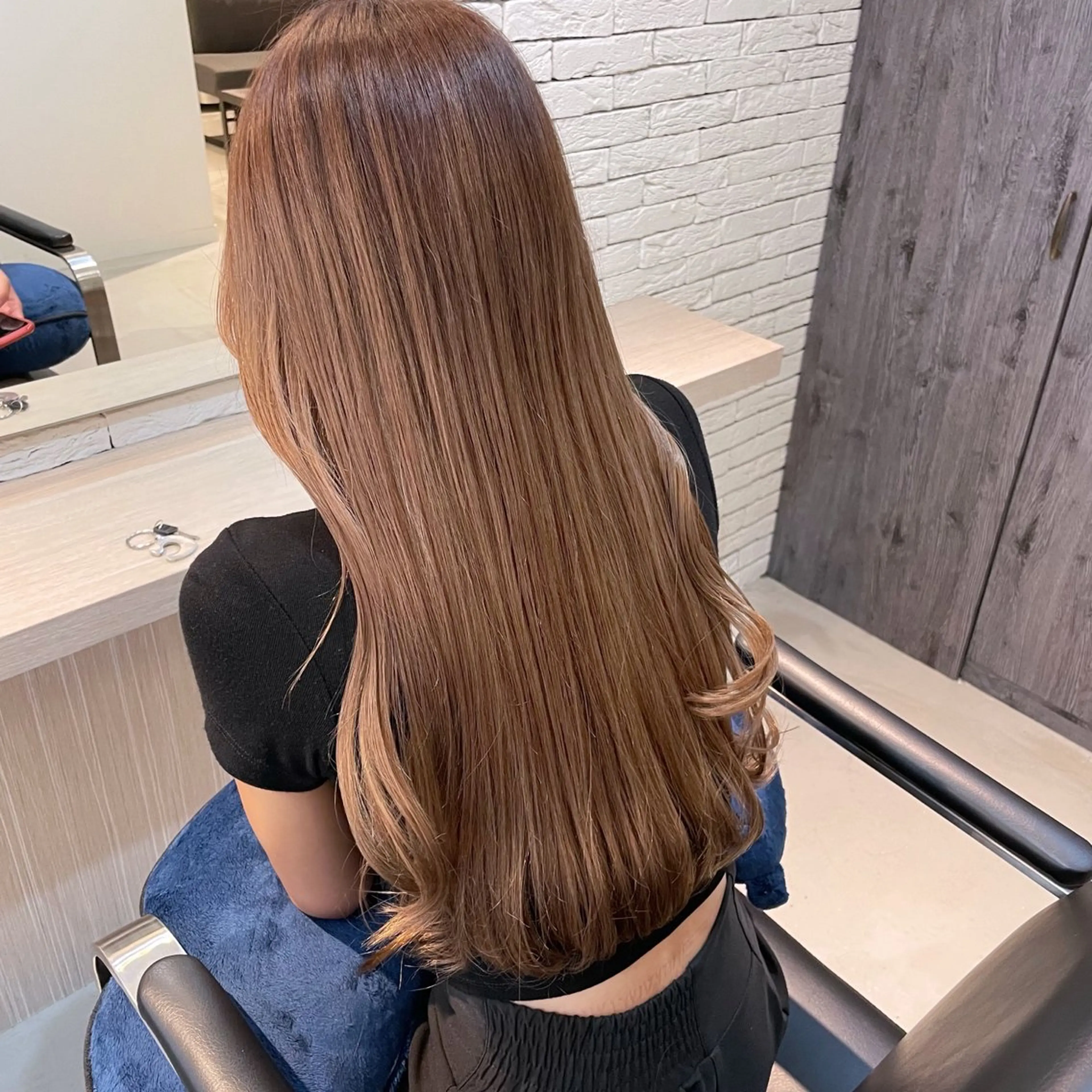 ロング 顔周りカット noa hair design 町田店所属・miyu♡̷̷ 韓国ヘア/顔まわりのヘアスタイル