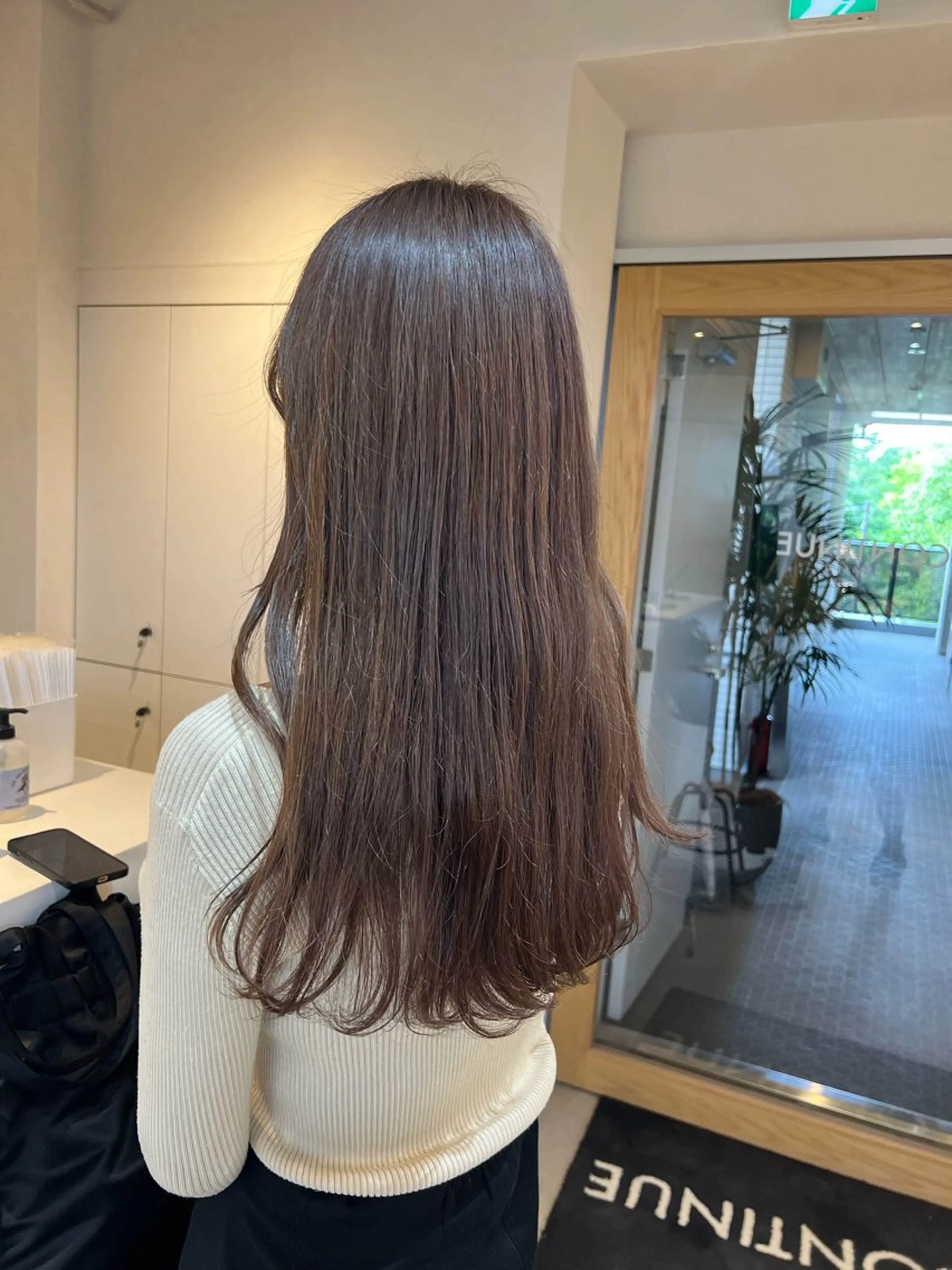 カラー ヘアカラー トリートメント 表参道/kozue/ 艶髪/髪質改善のヘアスタイル