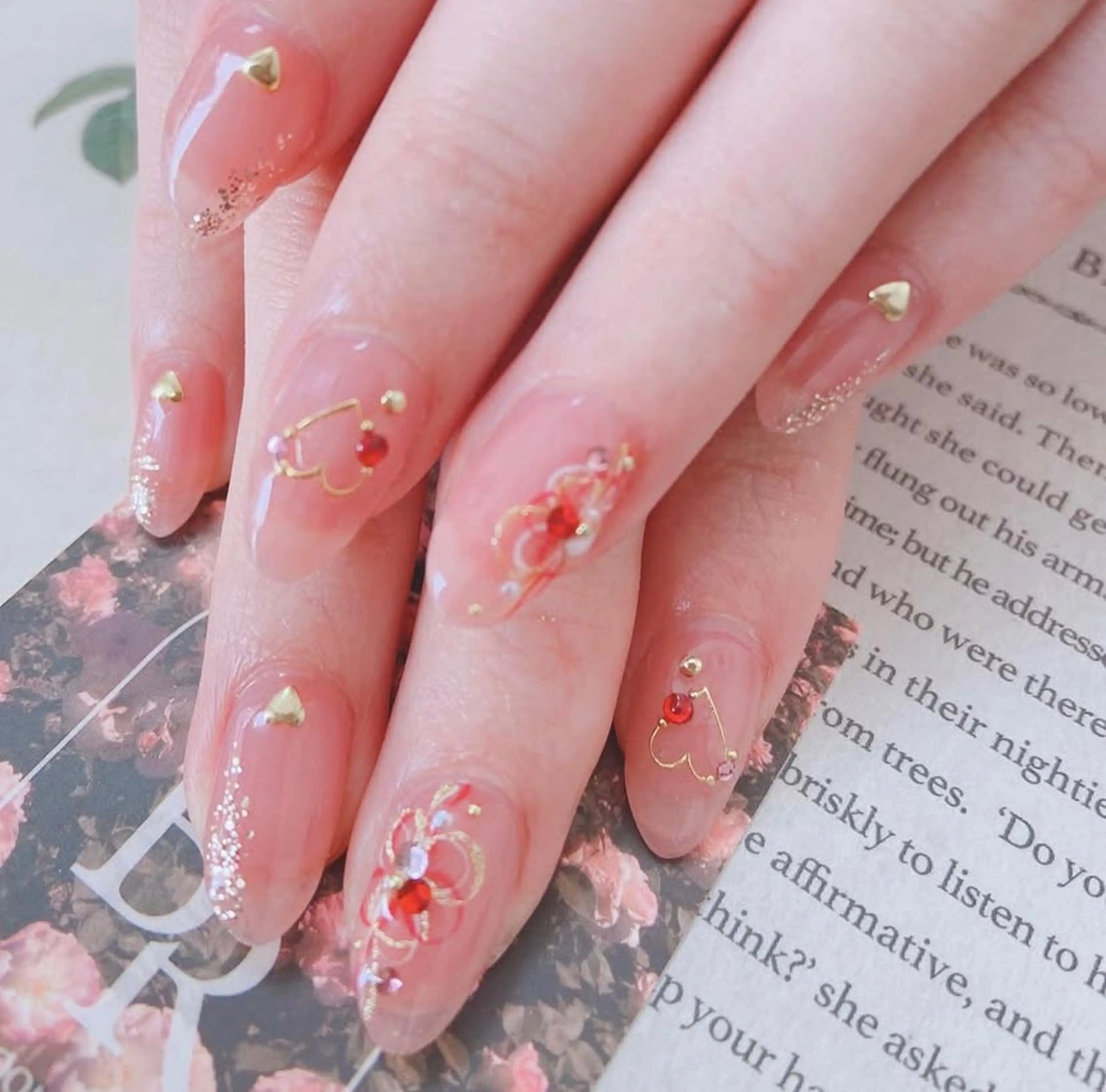 ネイル ピンク nail salon Berry所属・前田 りかのネイルデザイン