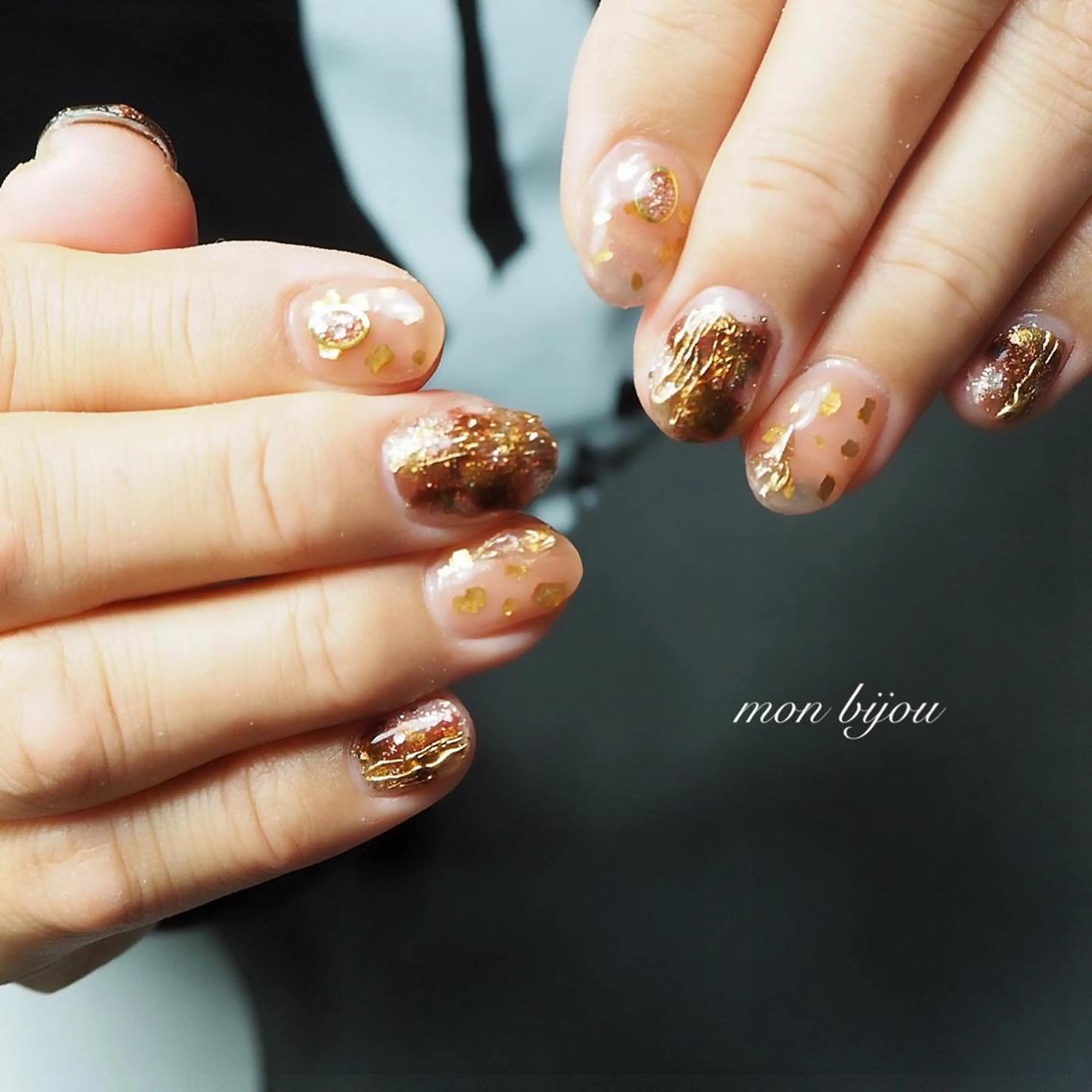 ネイル ハンドネイル ハンドケア mon bijou 坪井のネイルデザイン