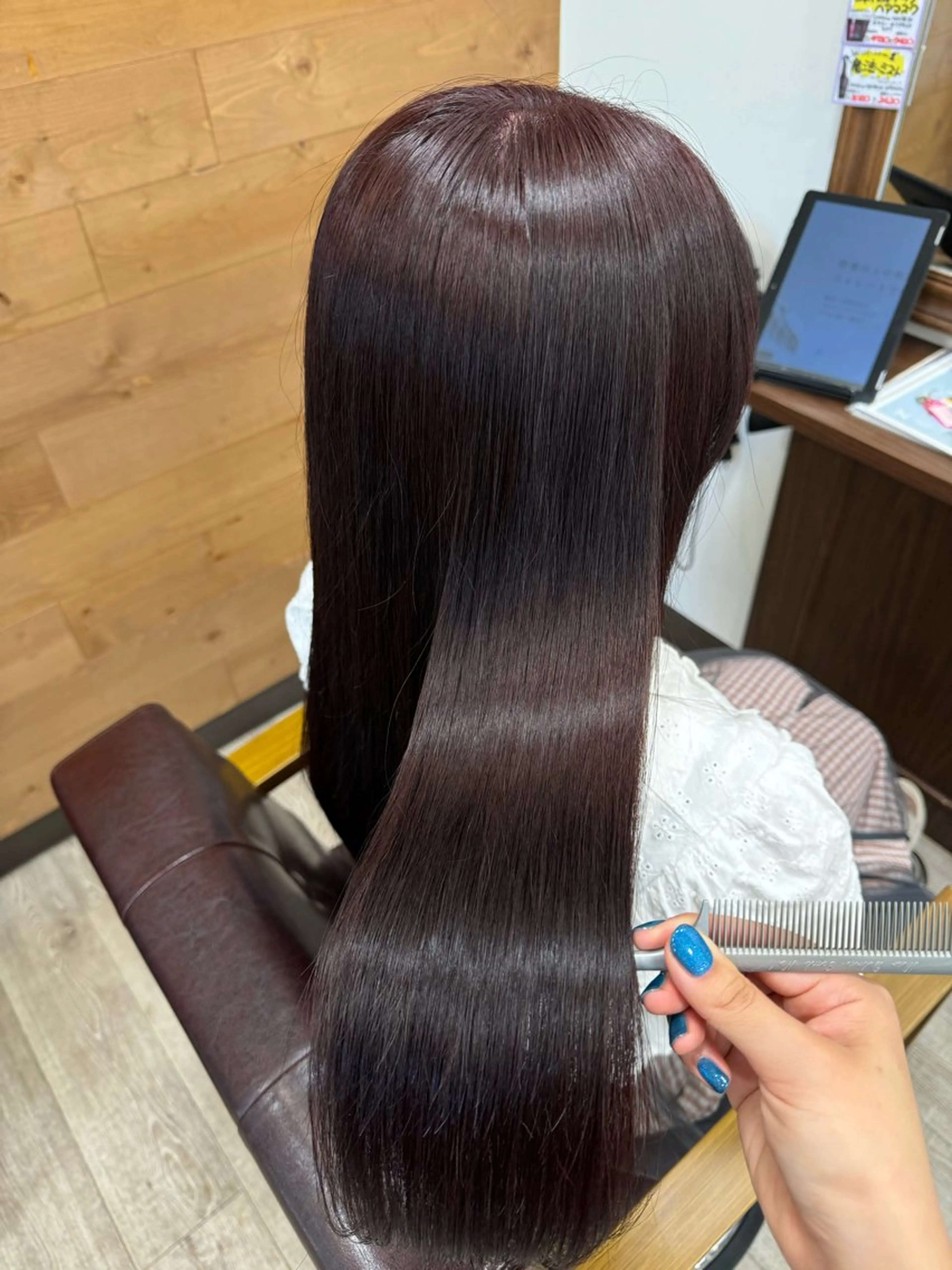 ロング ヘアカラー トリートメント メンズカット/透明感 カラー/河端悠花のヘアスタイル