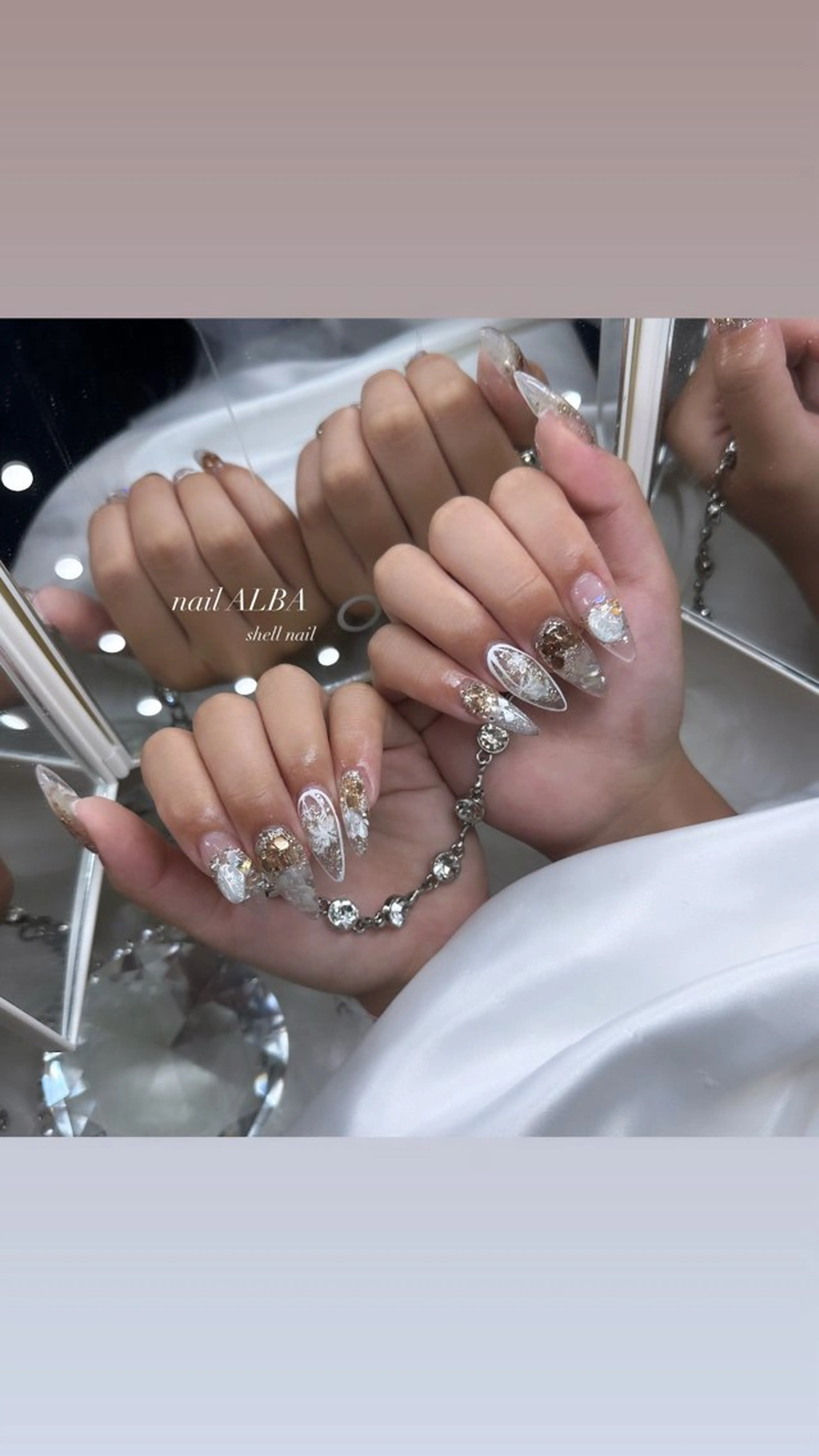 ネイル 加納 莉音のネイルデザイン