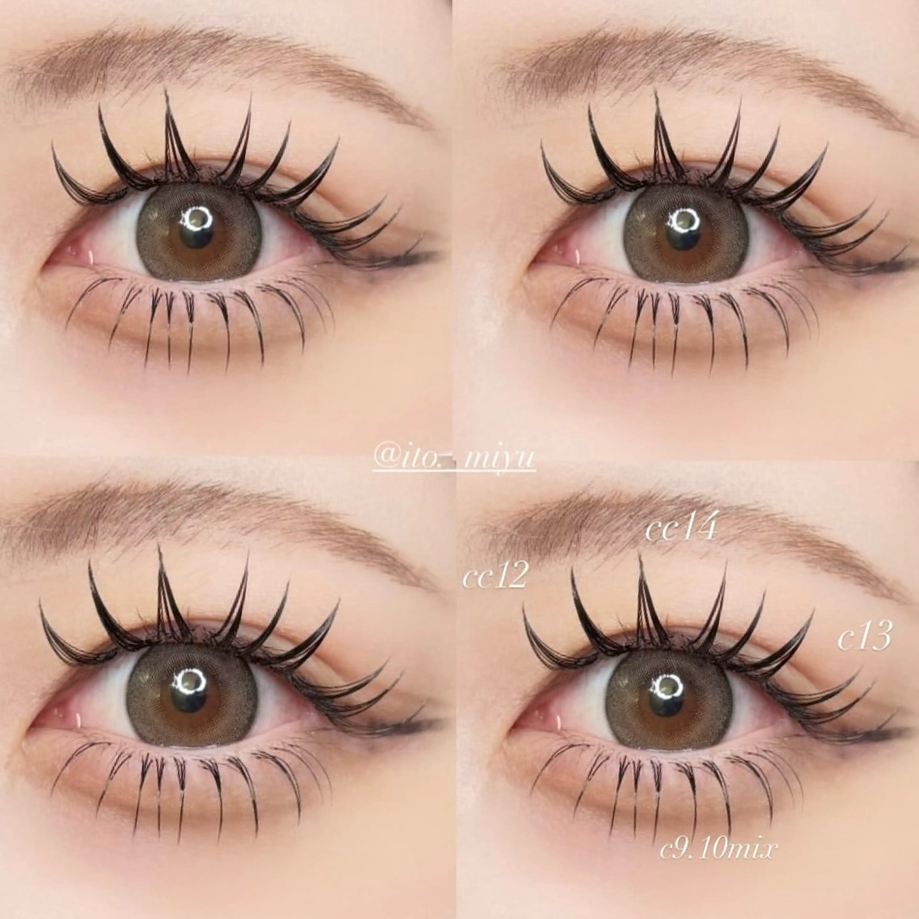 マツエク・マツパ 付け放題 IT'O 戸塚所属・IT'O トダミユのマツエク・マツパデザイン