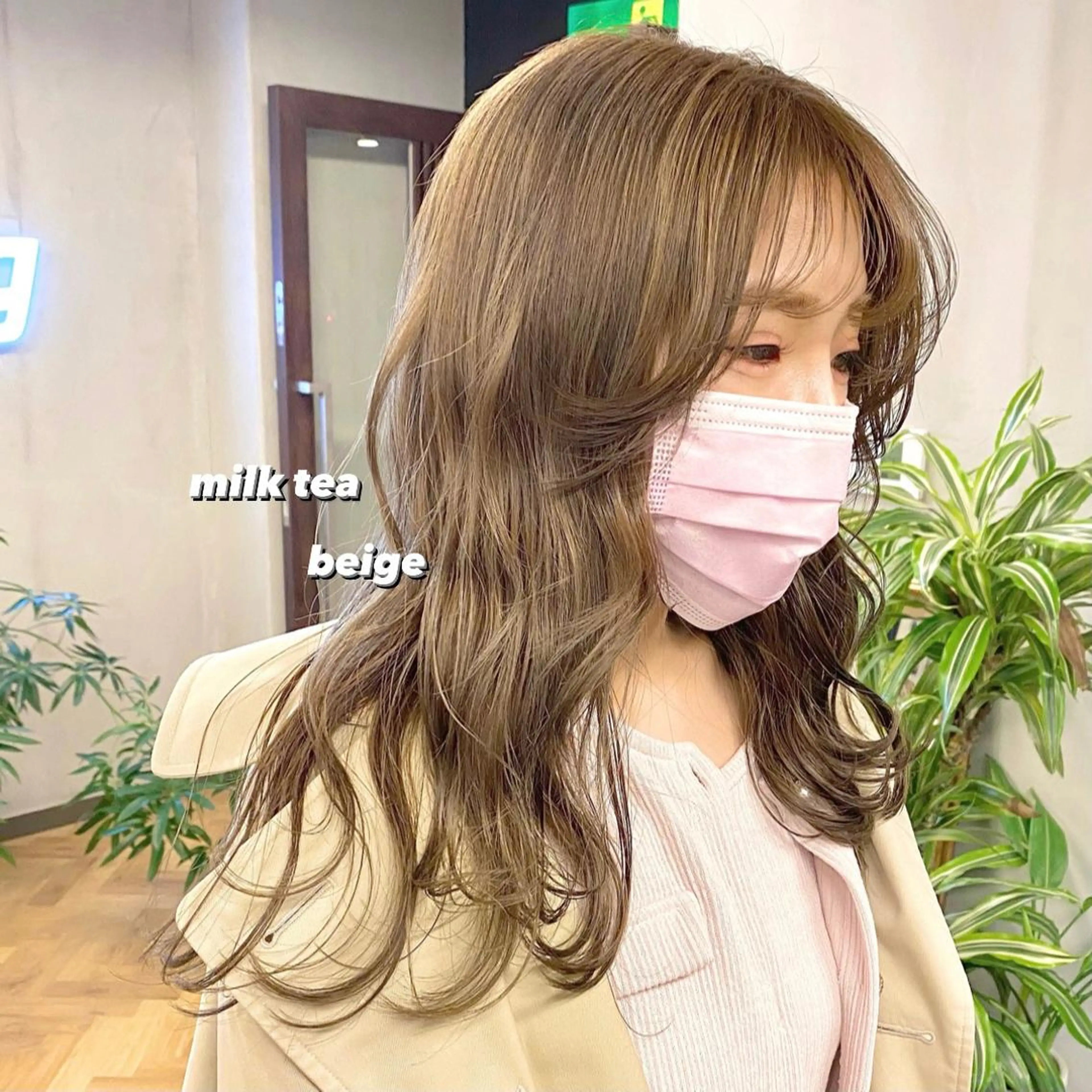 セミロング カラー パーマ ヘアアレンジ メンズ キッズ ネイル マツエク・マツパ EMANON梅田店所属・前川 朋香のヘアスタイル