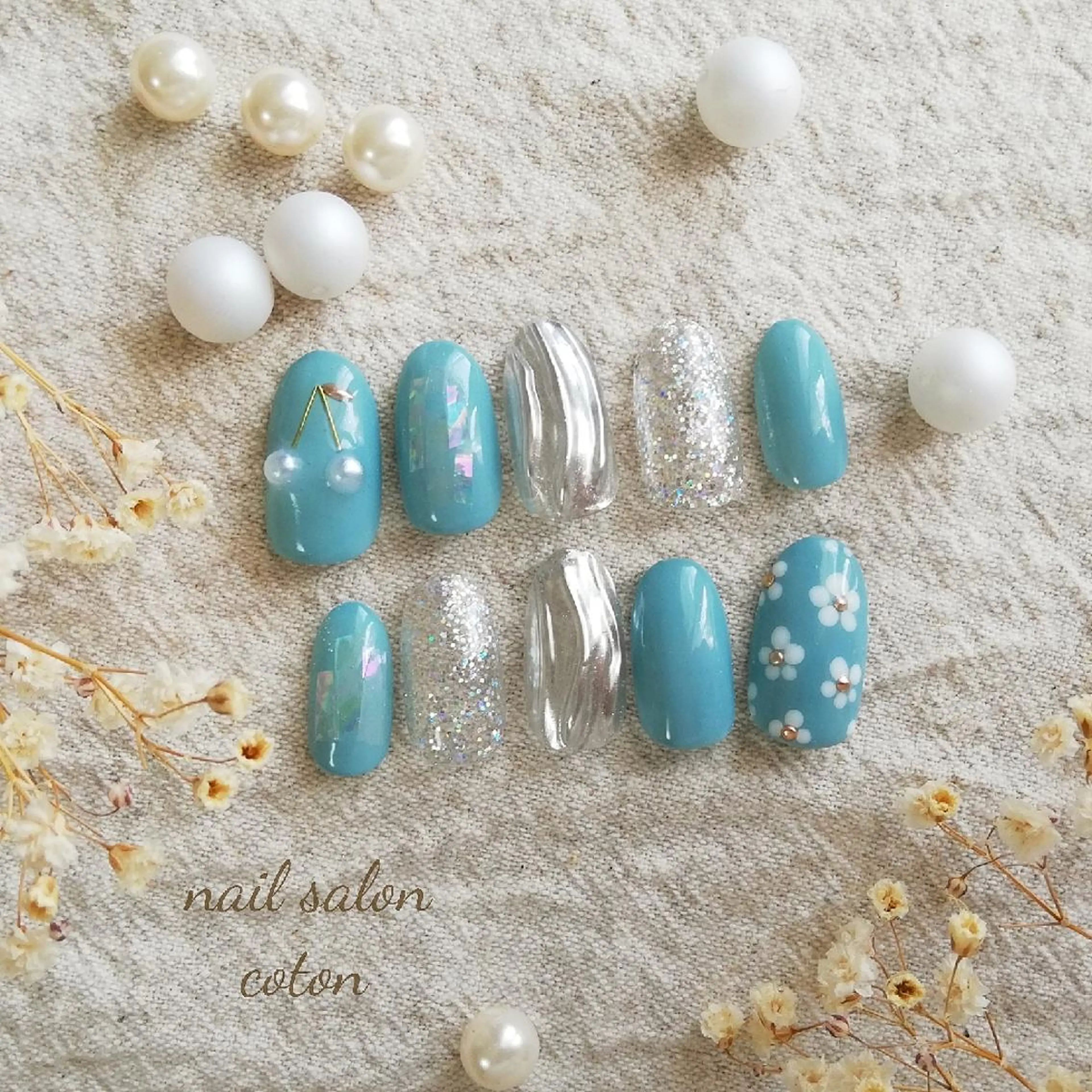 ネイル 🥀ネイルサロン cotonコトン🥀のネイルデザイン