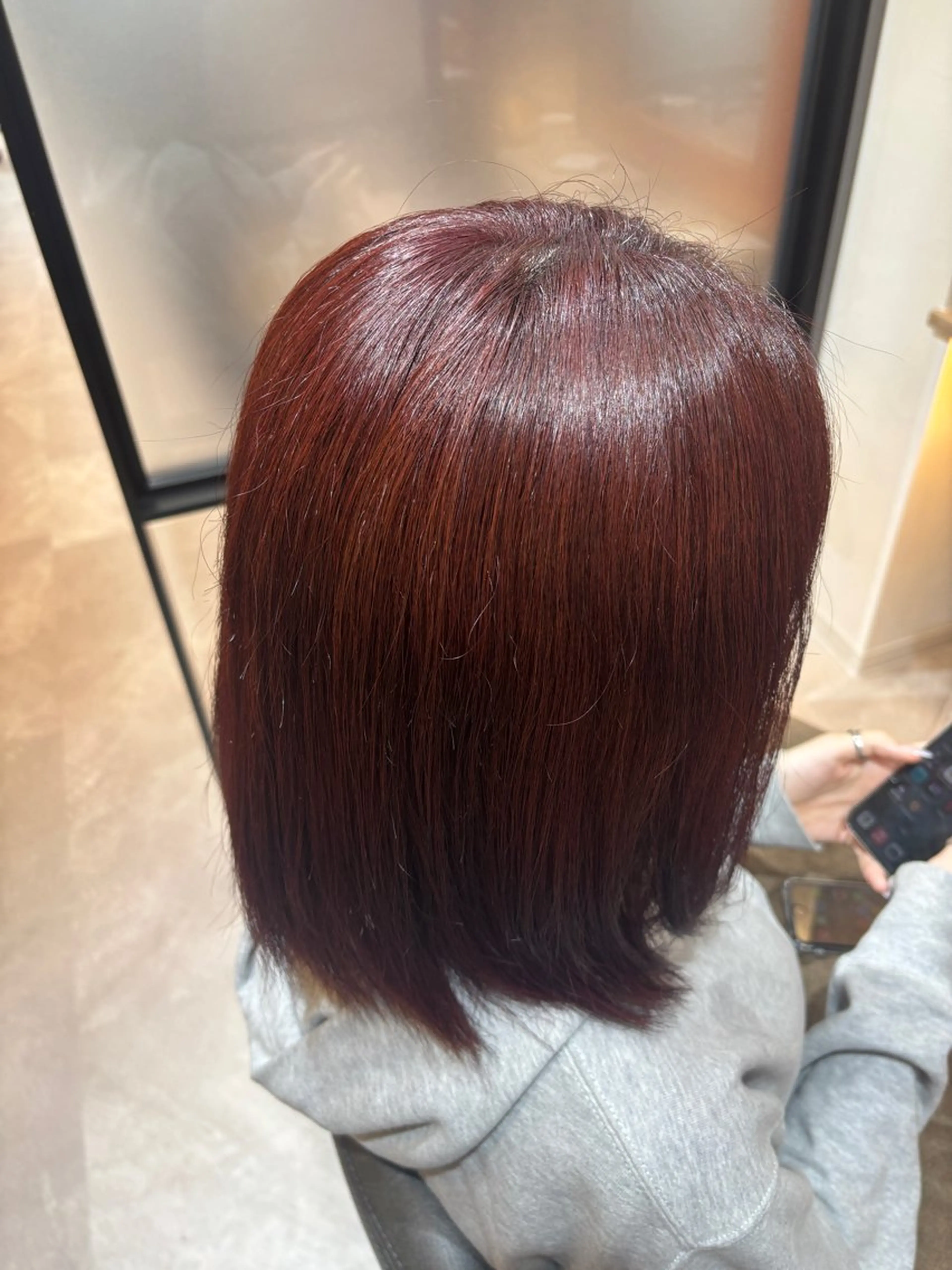 ミディアム ZIPANGU   押上店所属・透明感🫧艶カラー 💎Sayakaのヘアスタイル