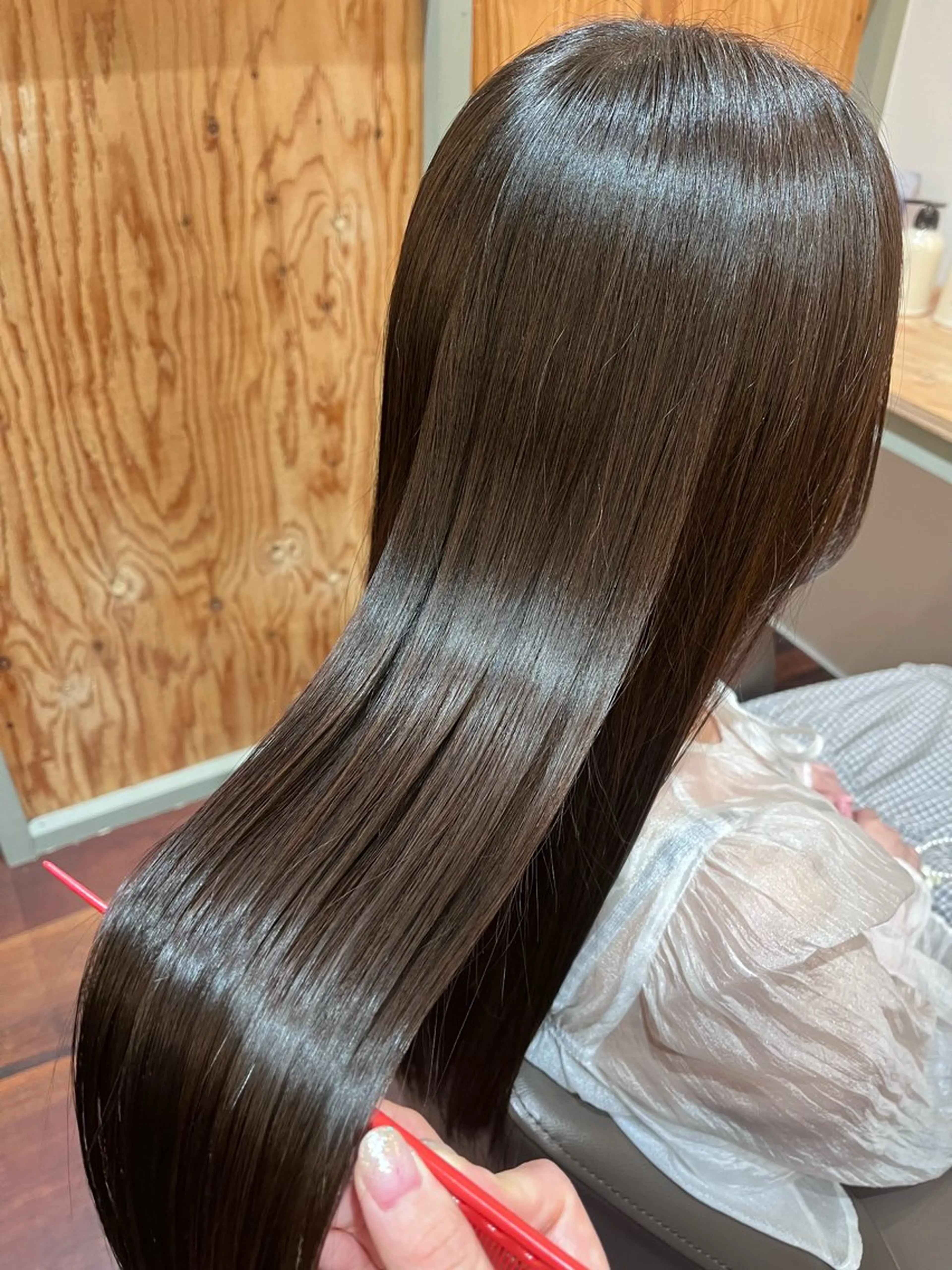 ロング カラー 髪質改善 nicotto.所属・ヨシダ モモコのヘアスタイル