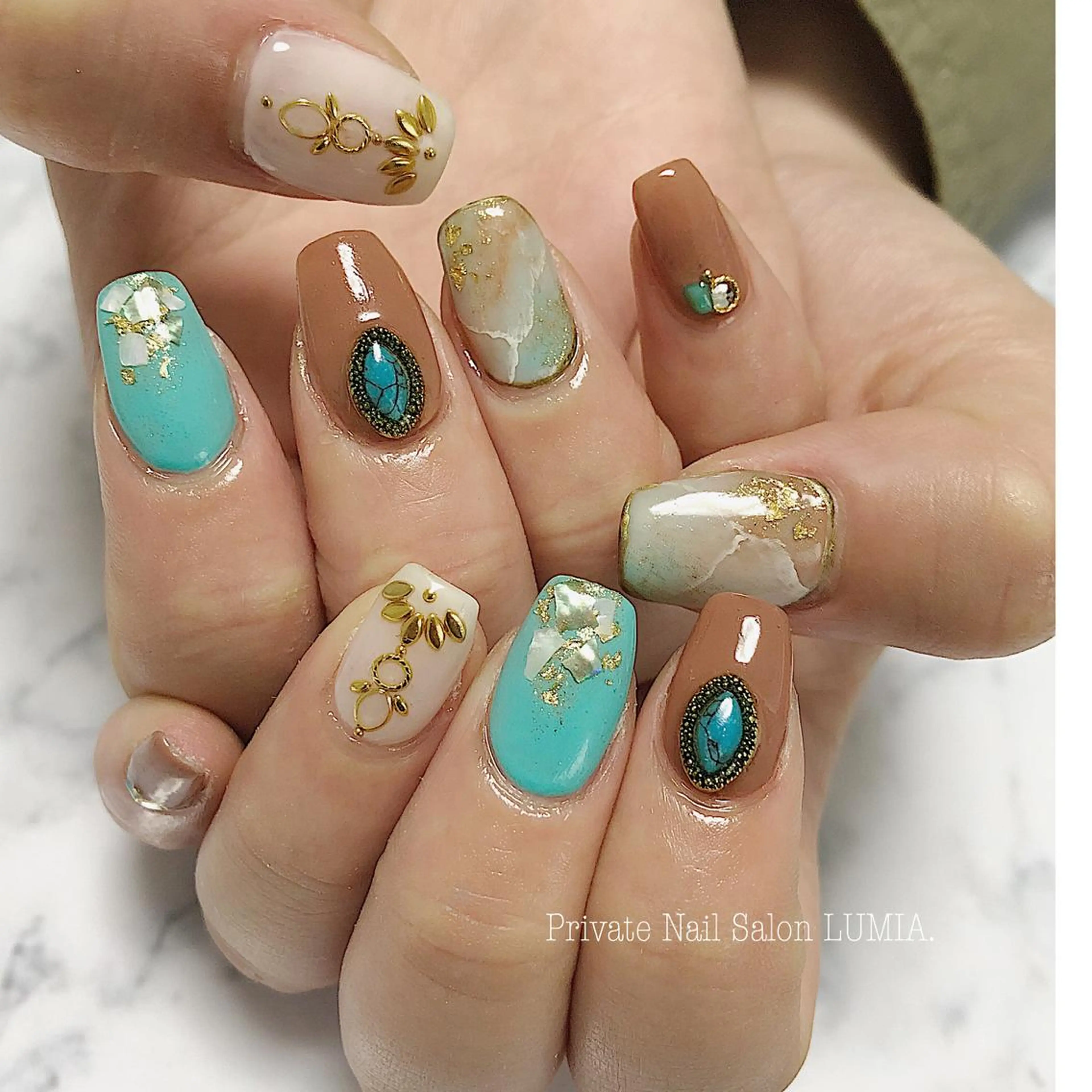 ネイル nail&eyelash Rine所属・Rine 放出 (リネ)のネイルデザイン