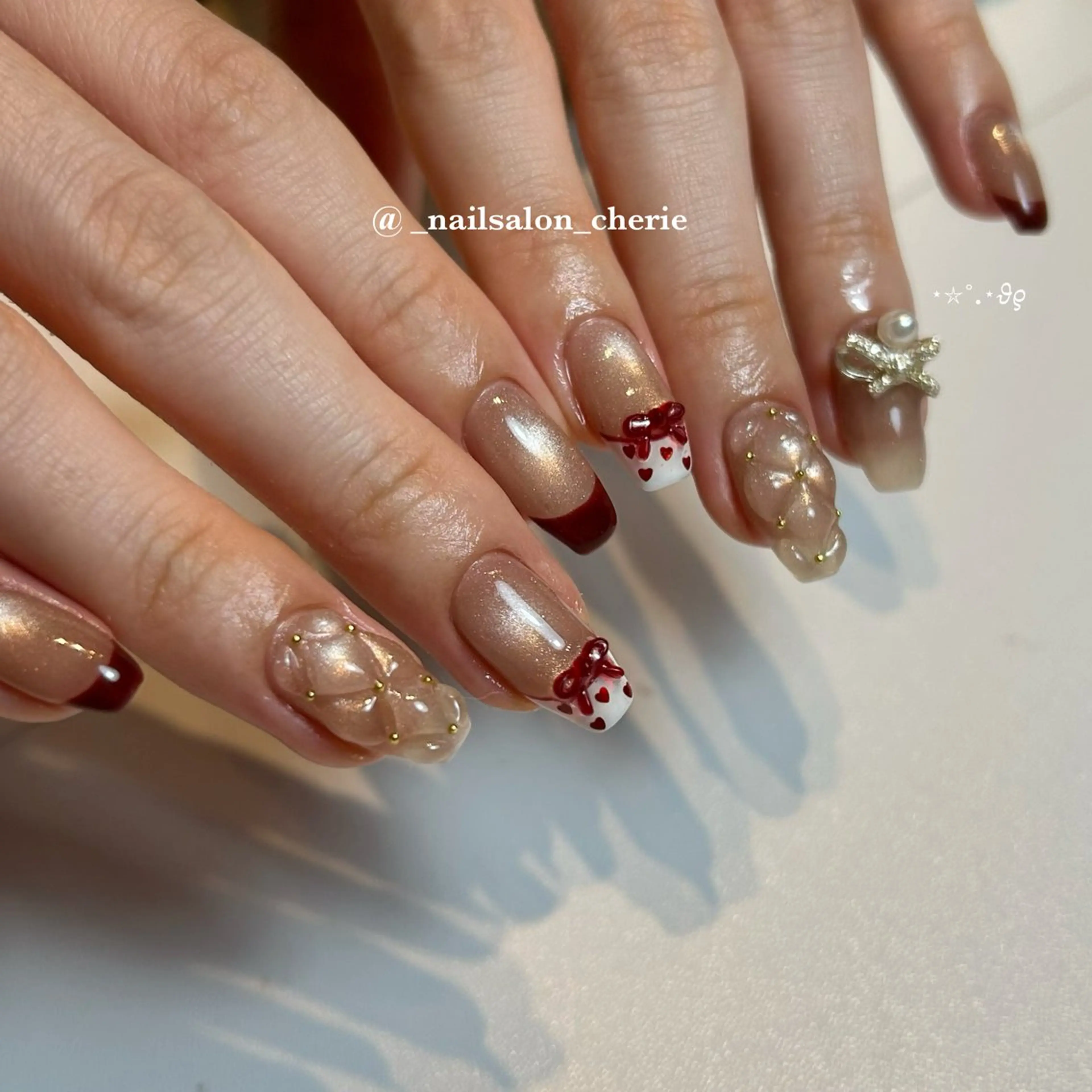 ネイル ハンドネイル nailsalon cherieのネイルデザイン