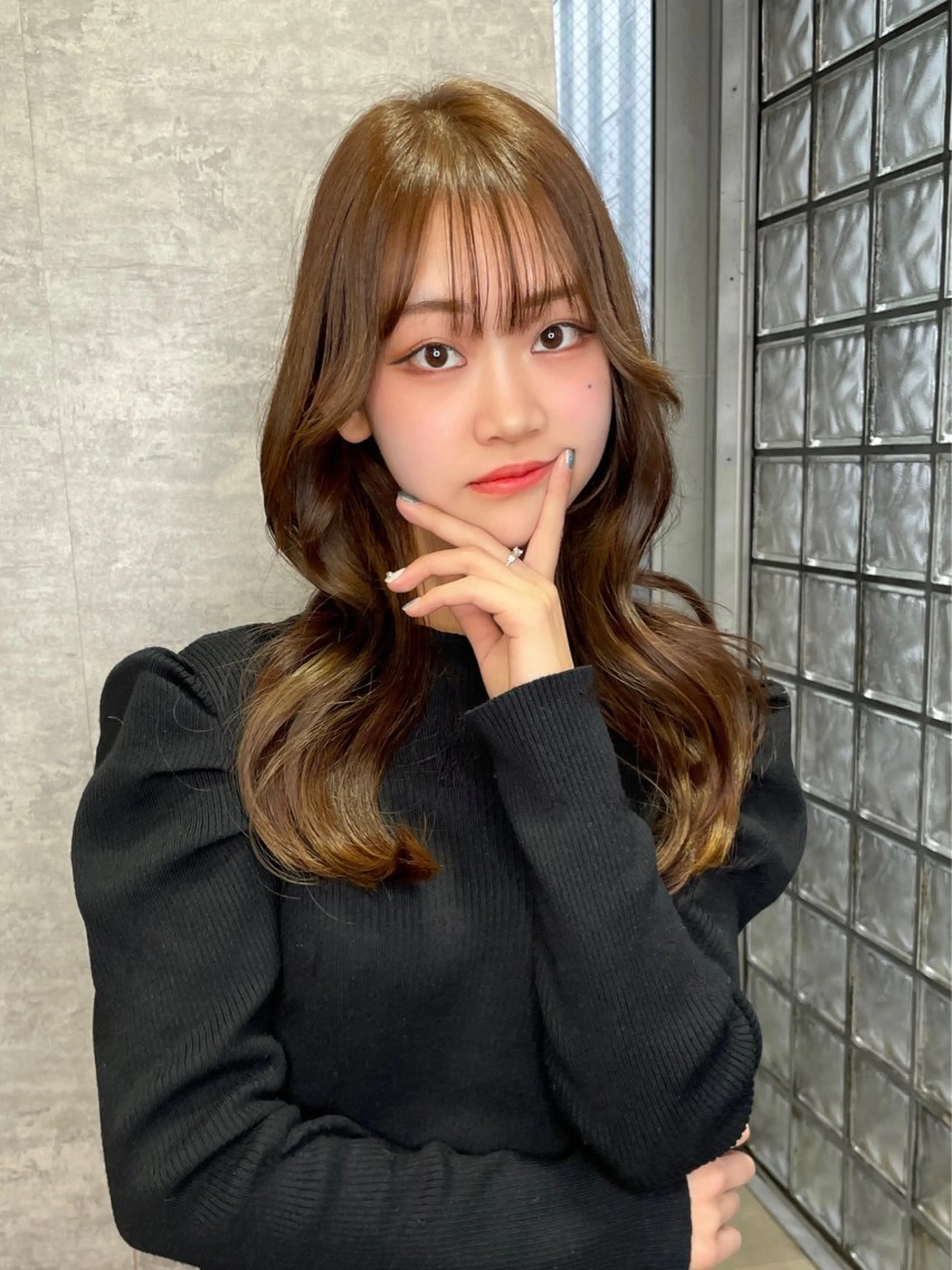 ロング くびれヘア 韓国風ヘア レイヤーカット ALBA hair resort所属・塚原 隆志のその他イメージ