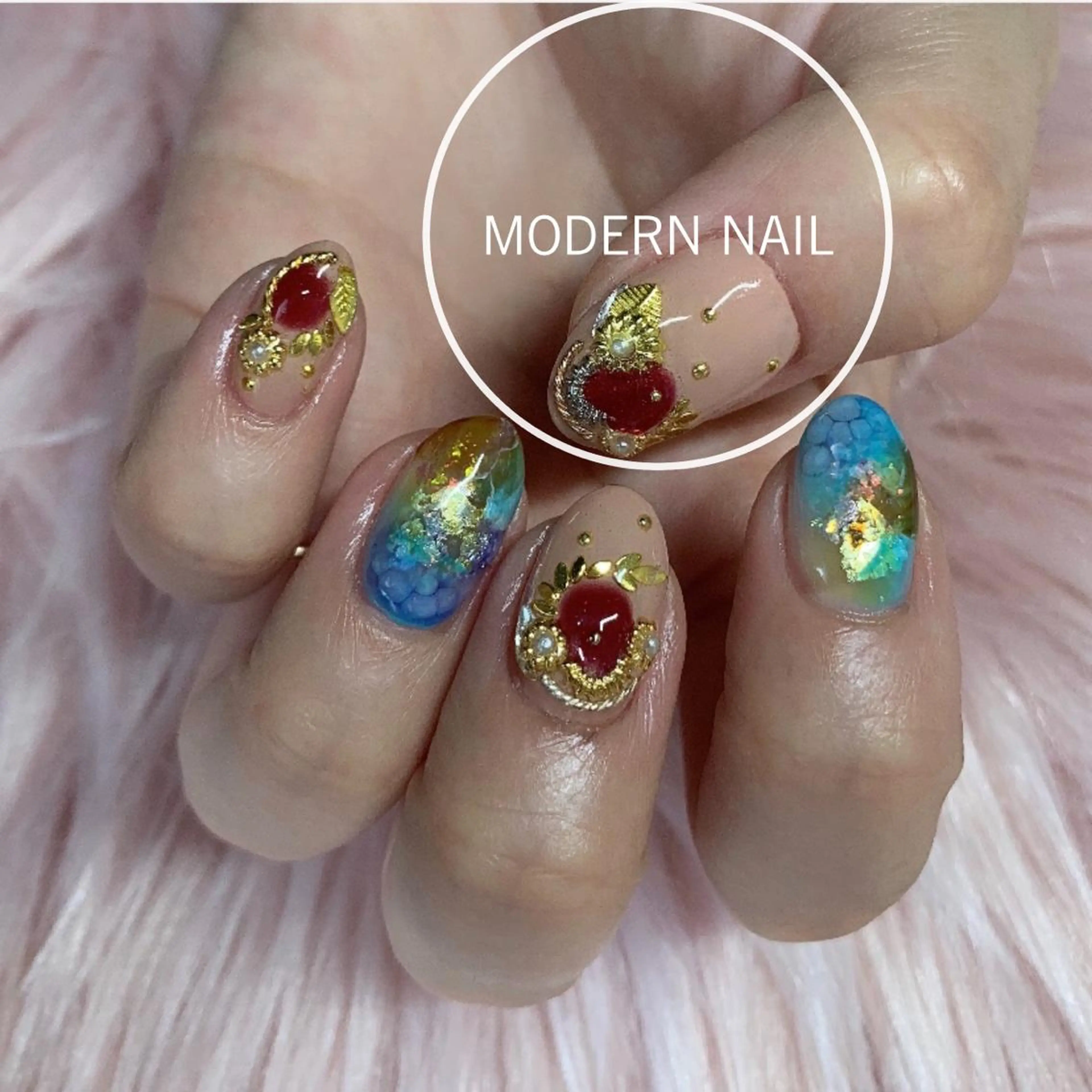 ネイル ニュアンスネイル ハンドネイル 小川 玲奈のネイルデザイン