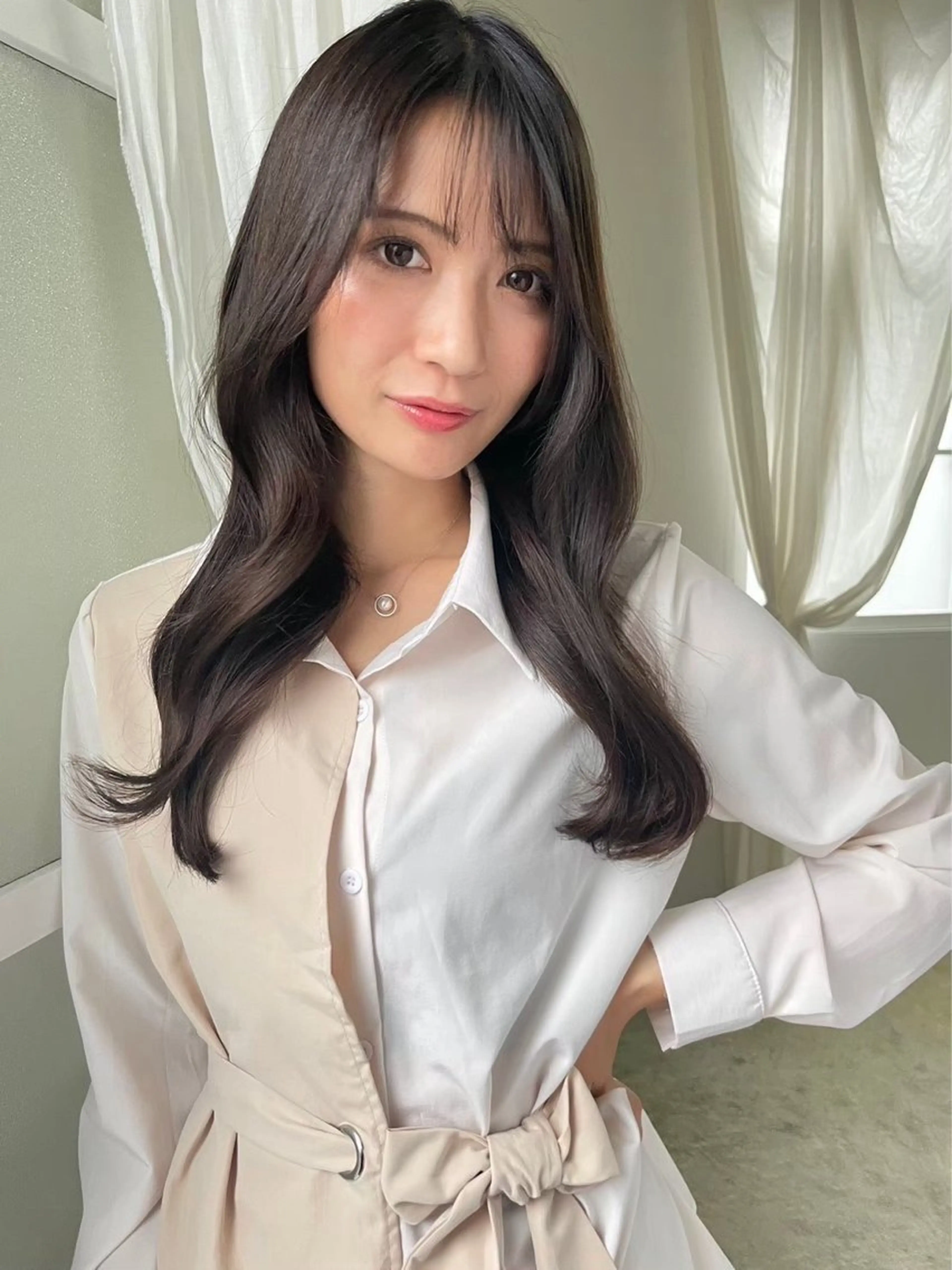 ミディアム カット トリートメント 店長/藤原 季矢のヘアスタイル