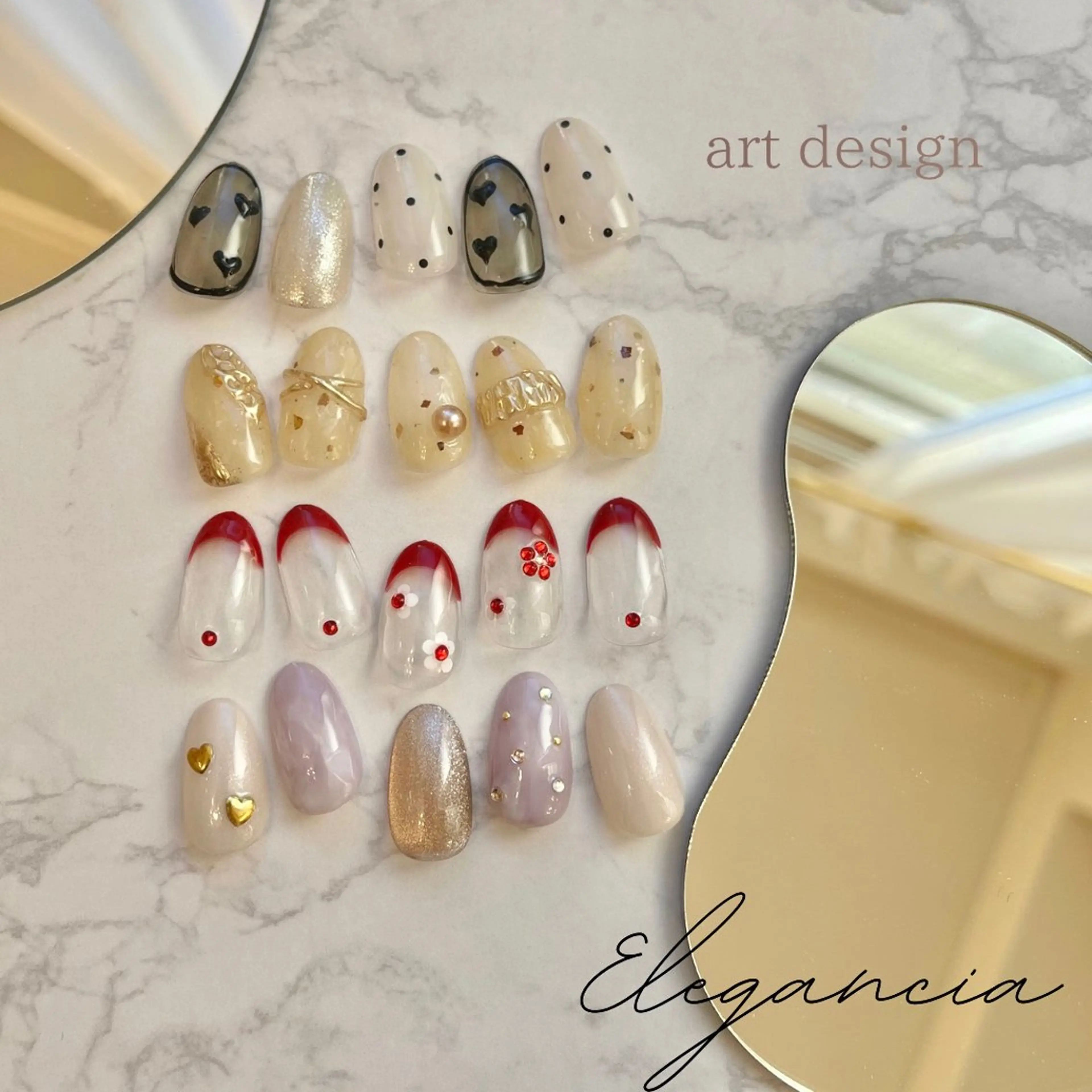 ネイル ハンドネイル Elegancia. Hiromiのネイルデザイン