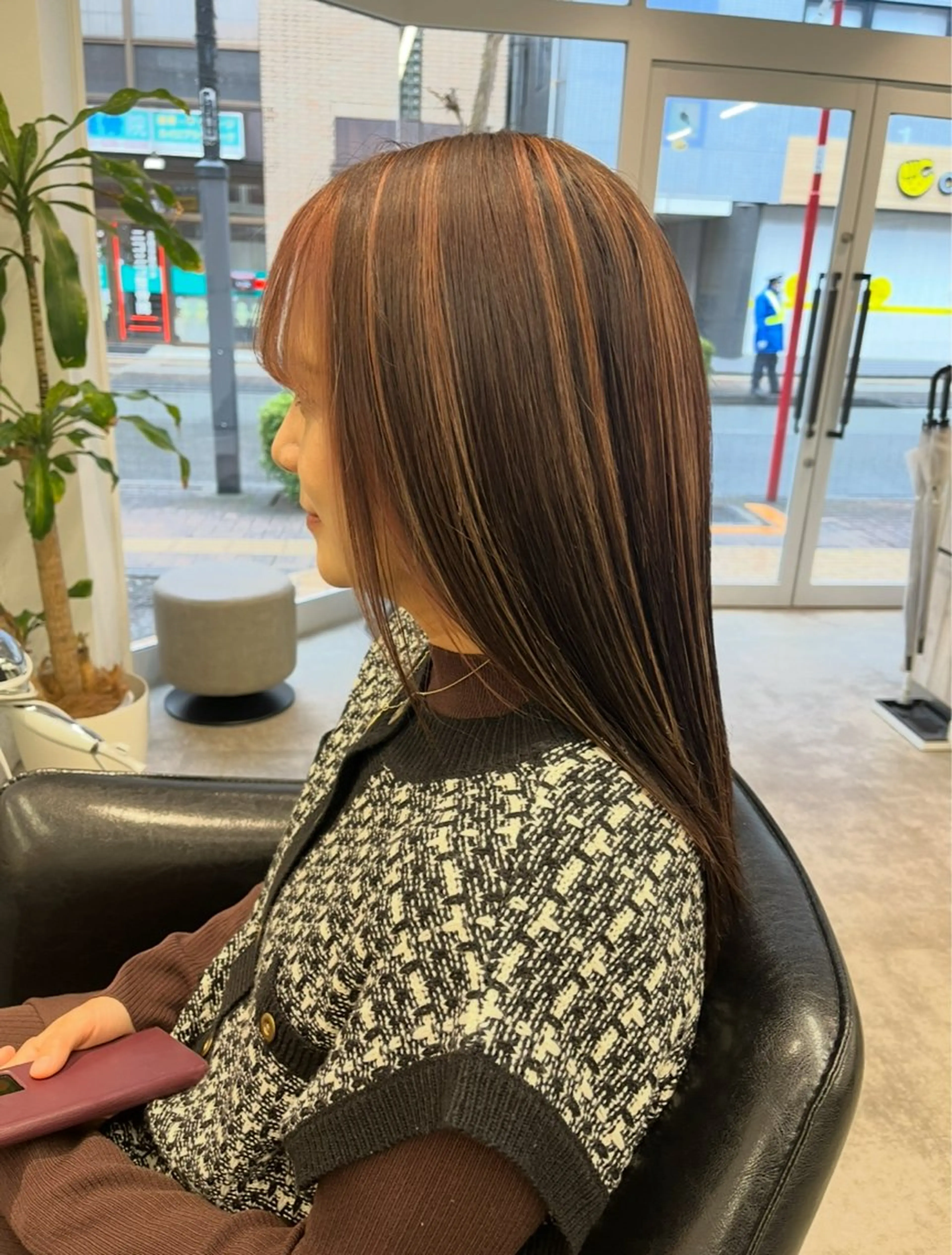 ロング カラー ヘアアレンジ 🍓艶髪/艶カラー ハイトーン/しんたにのヘアスタイル