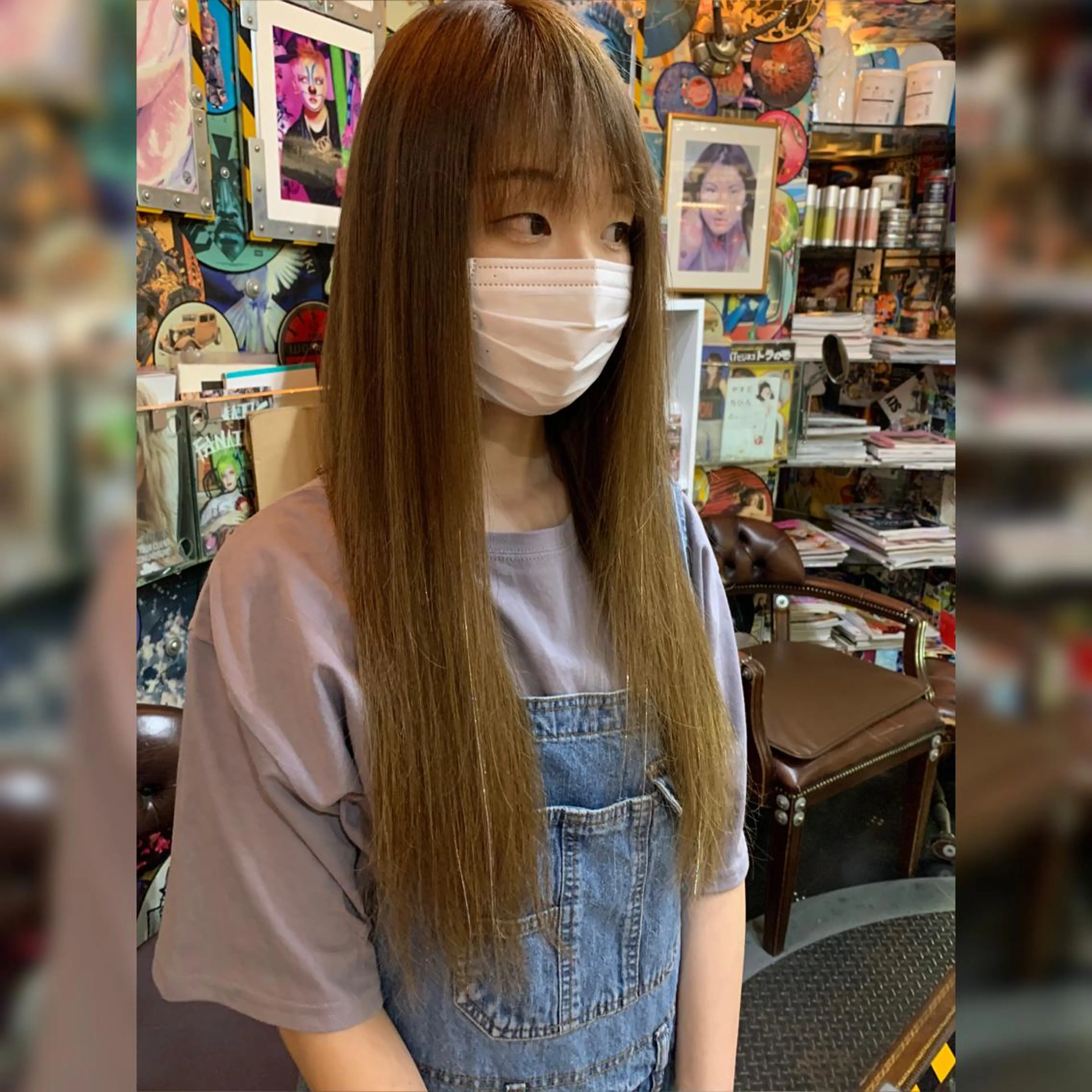 ロング カラー ヘアアレンジ エクステ ロング haco+所属・🌈派手髪エクステ ブレイズ🌈ひろとのヘアスタイル