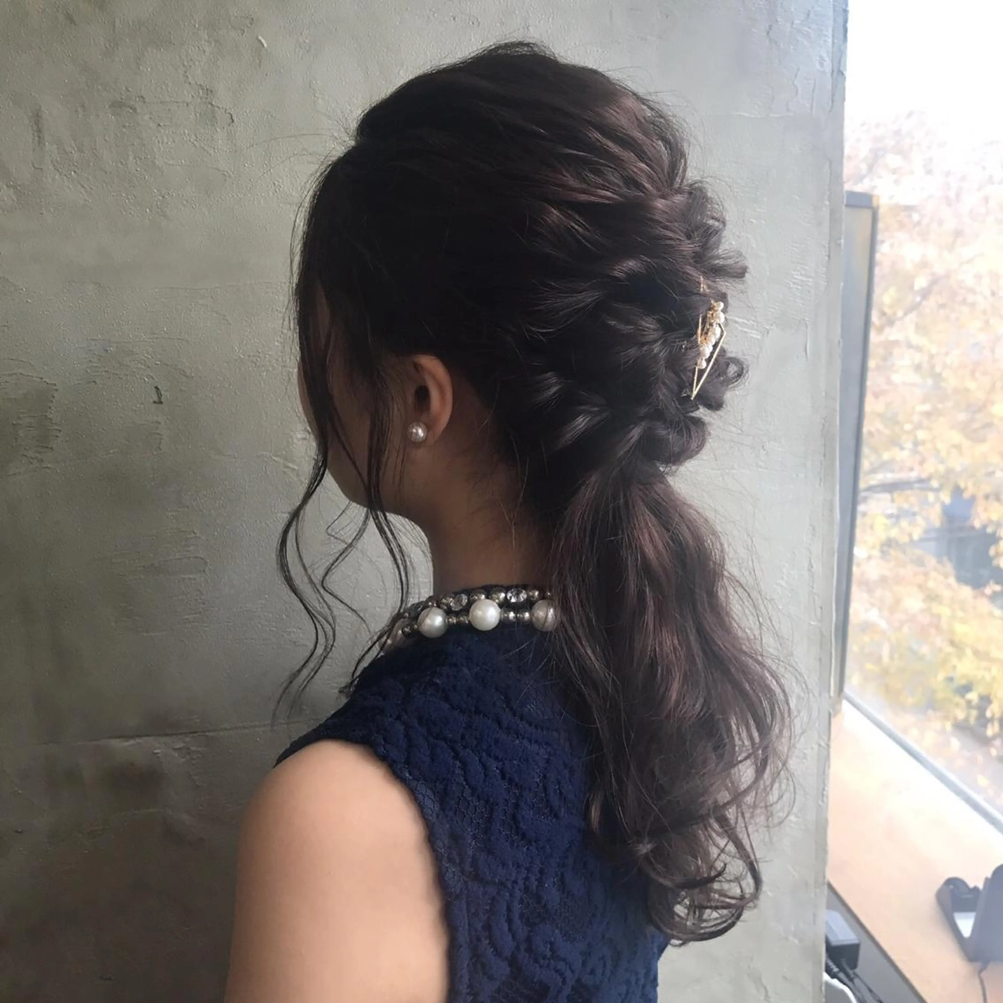 ロング カラー パーマ ヘアアレンジ ROSTAR所属・川上 智汐のヘアスタイル