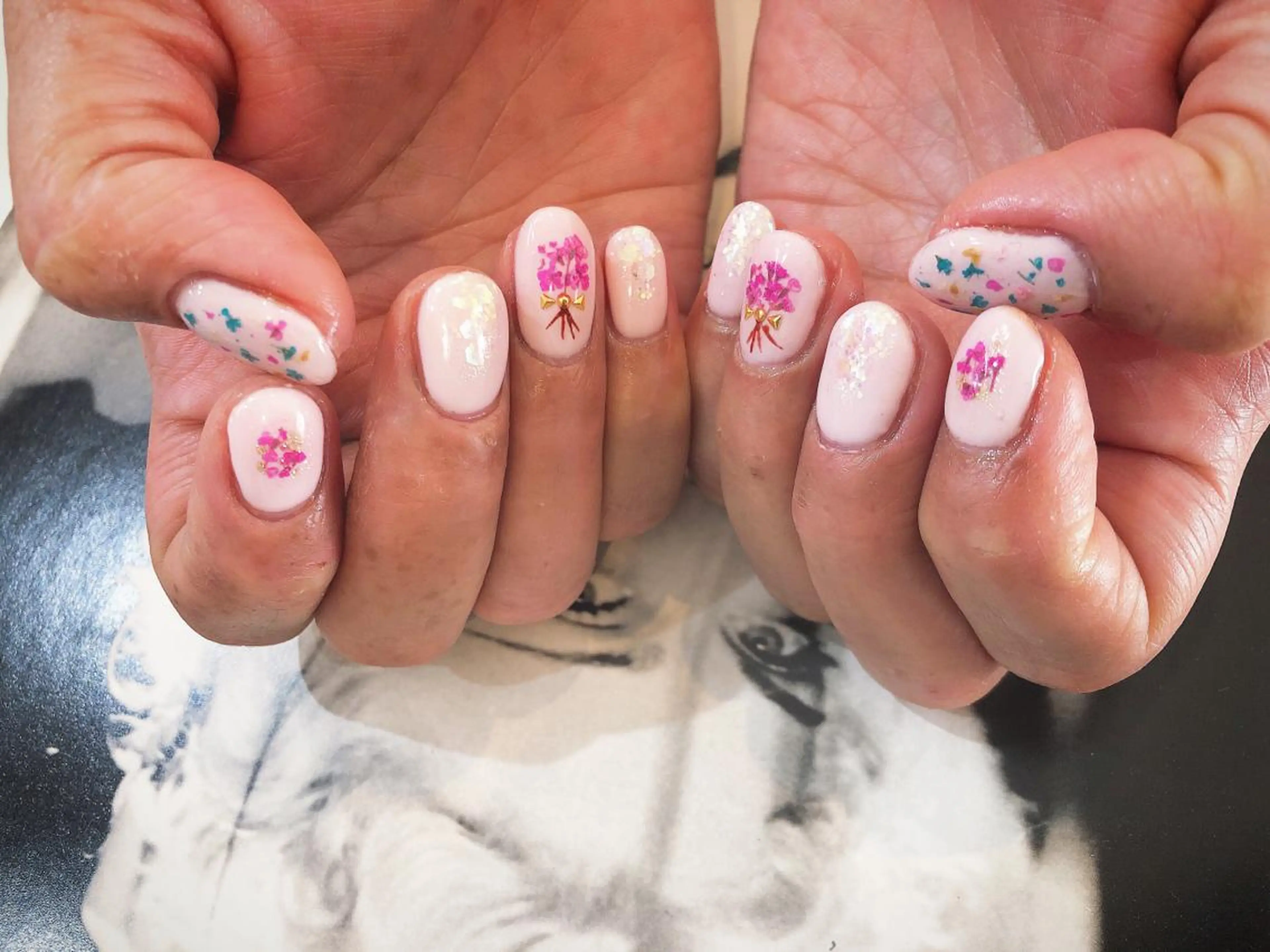ネイル 4tunekick NAILS(フォーチュンキックネイルズ)所属・光森 淳子のネイルデザイン