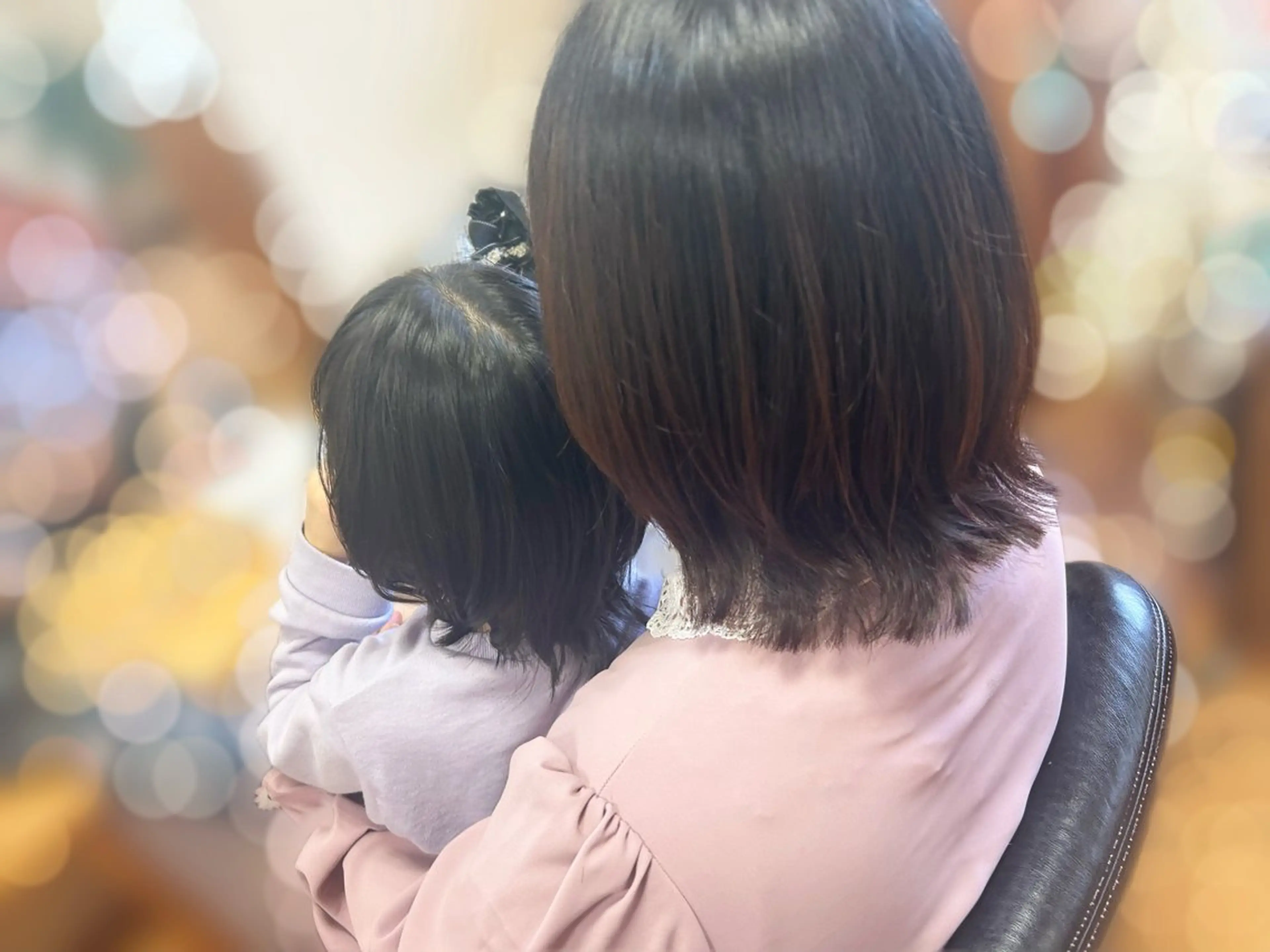 ミディアム キッズ ボブレイヤー ボブ レイヤーカット カット みのり美容室所属・かぁちゃん美容師 橋本のヘアスタイル