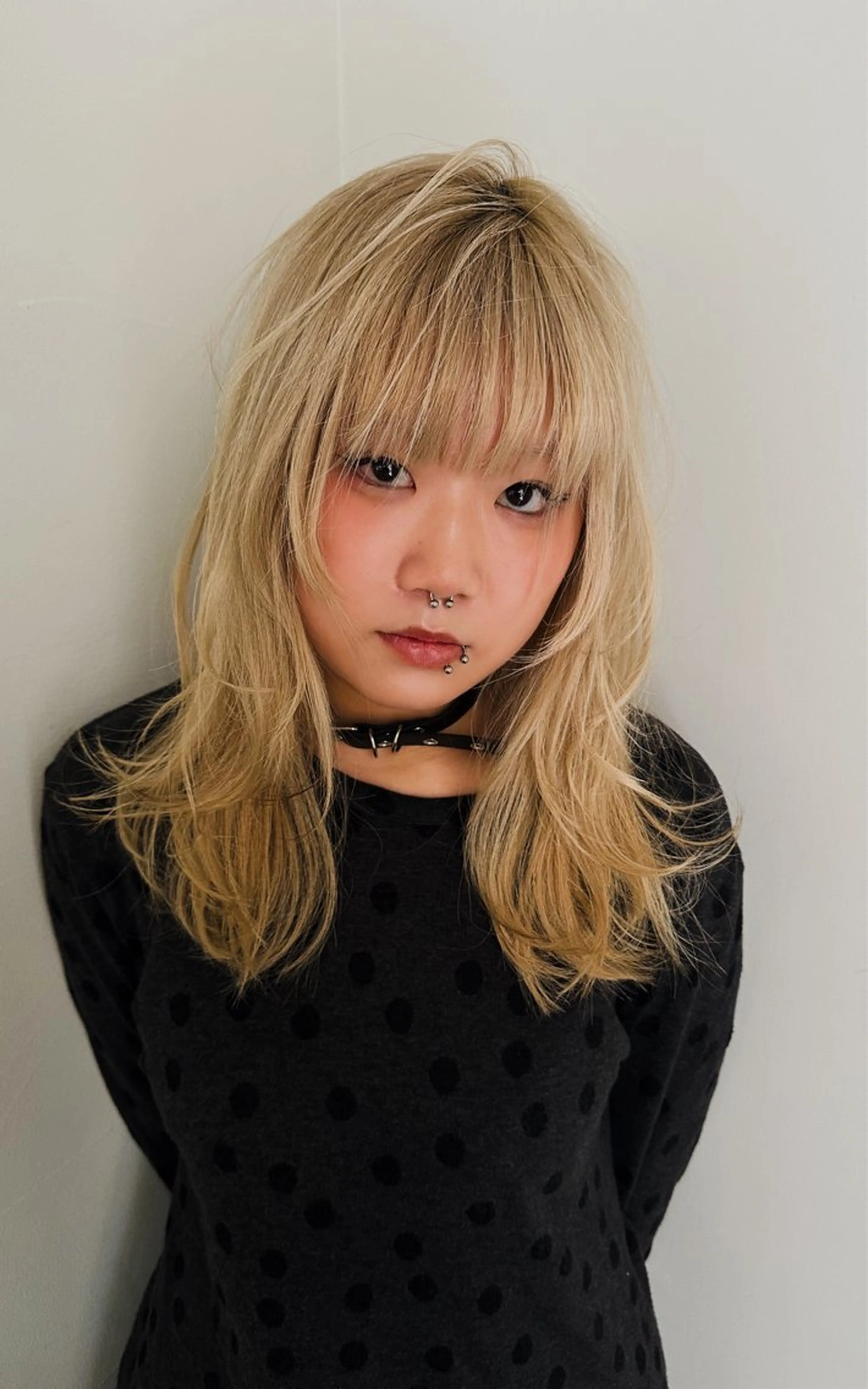 ミディアム ヘアカラー ブリーチモデル募集中 SHUYUのヘアスタイル