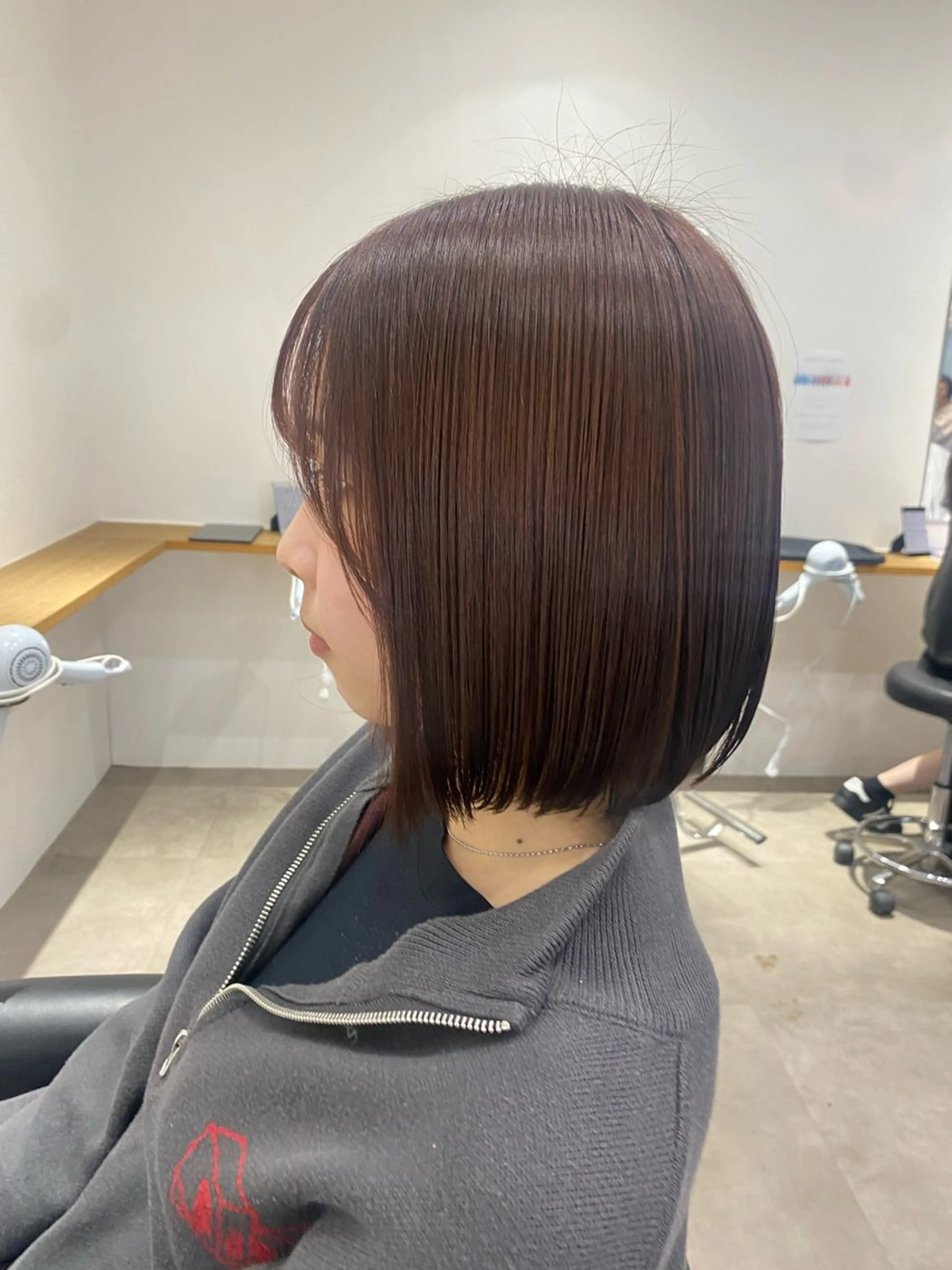 ミディアム カット ヘアカラー 韓国風hair💕 Kanonのヘアスタイル