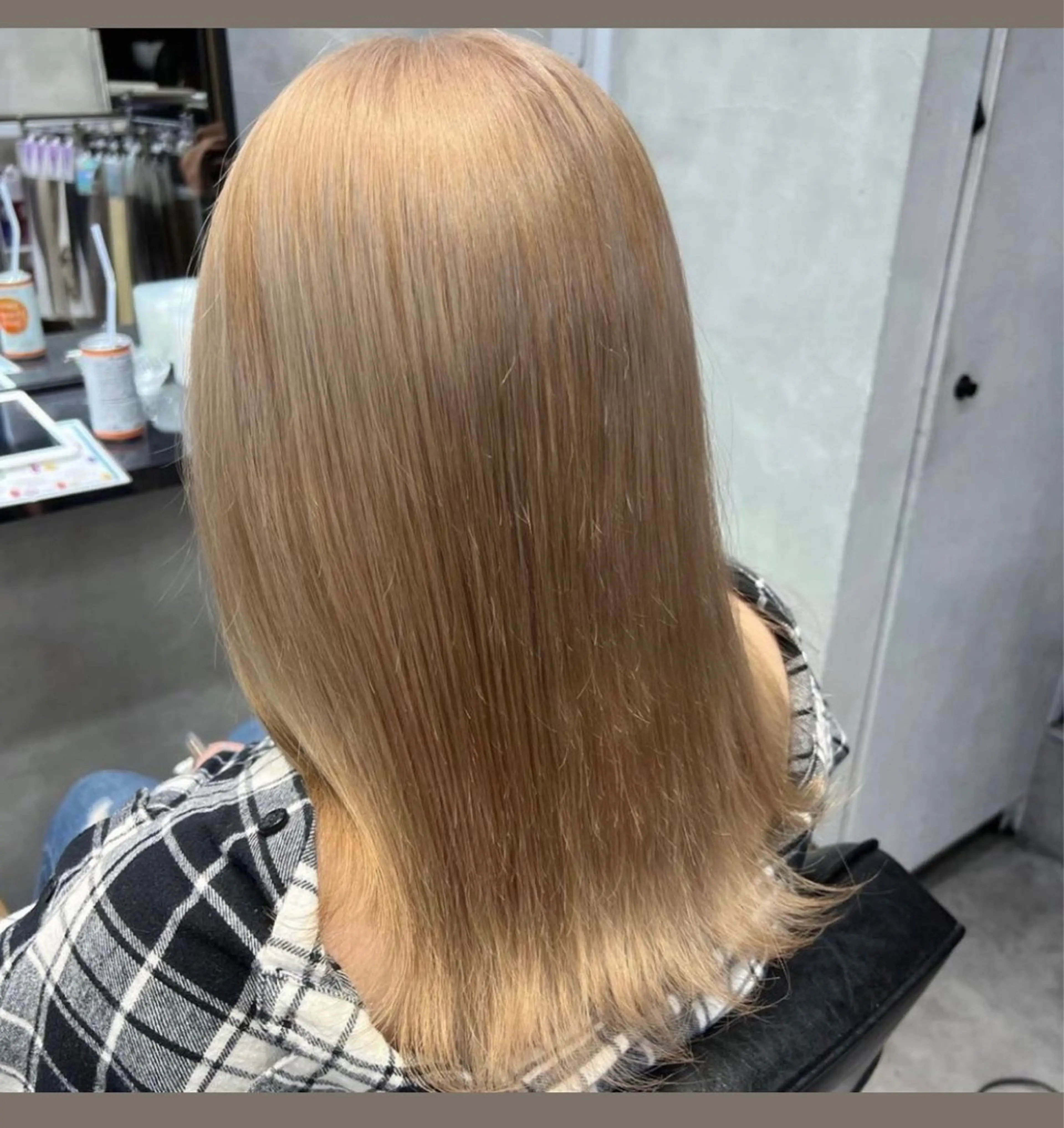 ミディアム 濱川響太レディース カットモデルのヘアスタイル